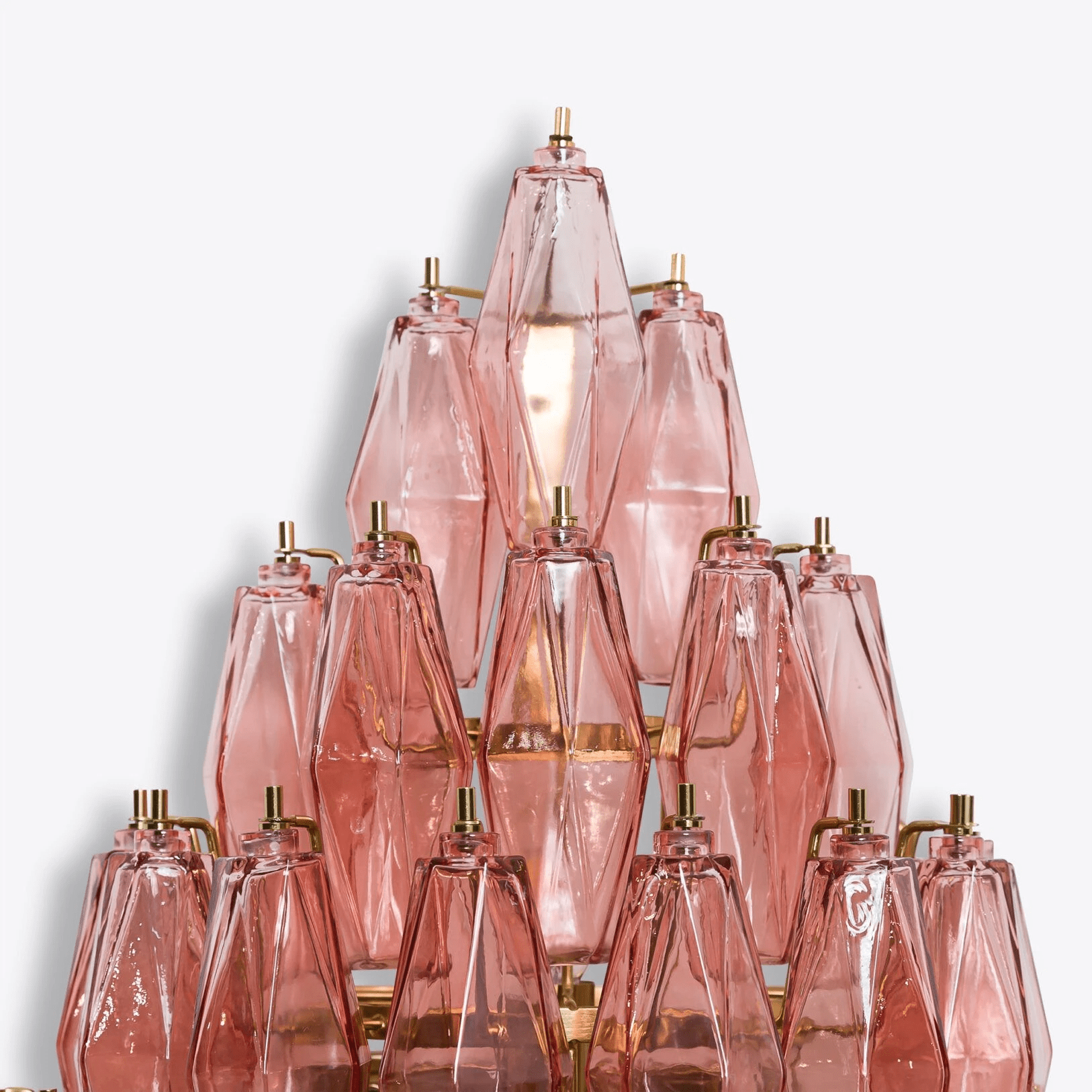 Aurora Wall Light Amber Diamond Polyhedron Vintage-Neutral Decor
