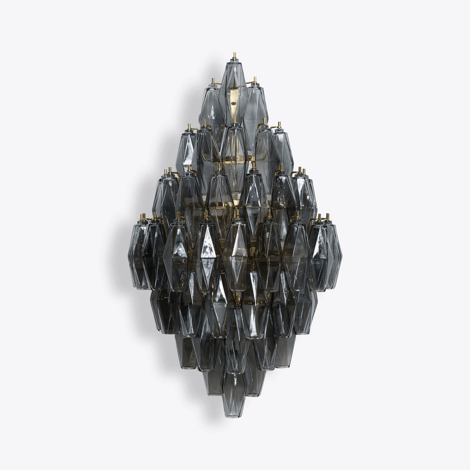 Aurora Wall Light Amber Diamond Polyhedron Vintage-Neutral Decor