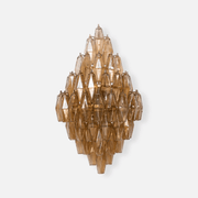 Aurora Wall Light Amber Diamond Polyhedron Vintage-Neutral Decor
