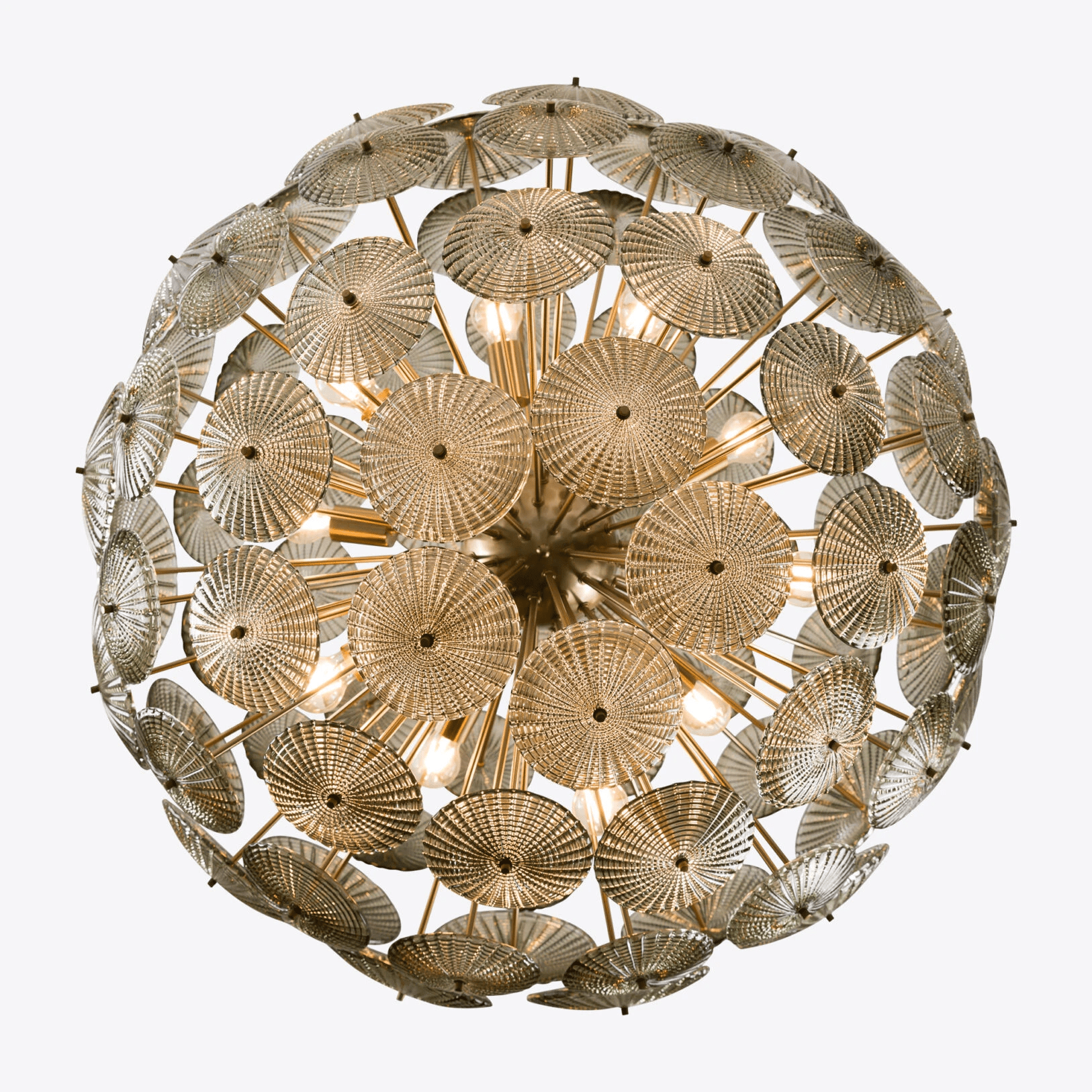 Aurora Chandelier Sputnik Dandelion Burst Glass-Neutral Decor