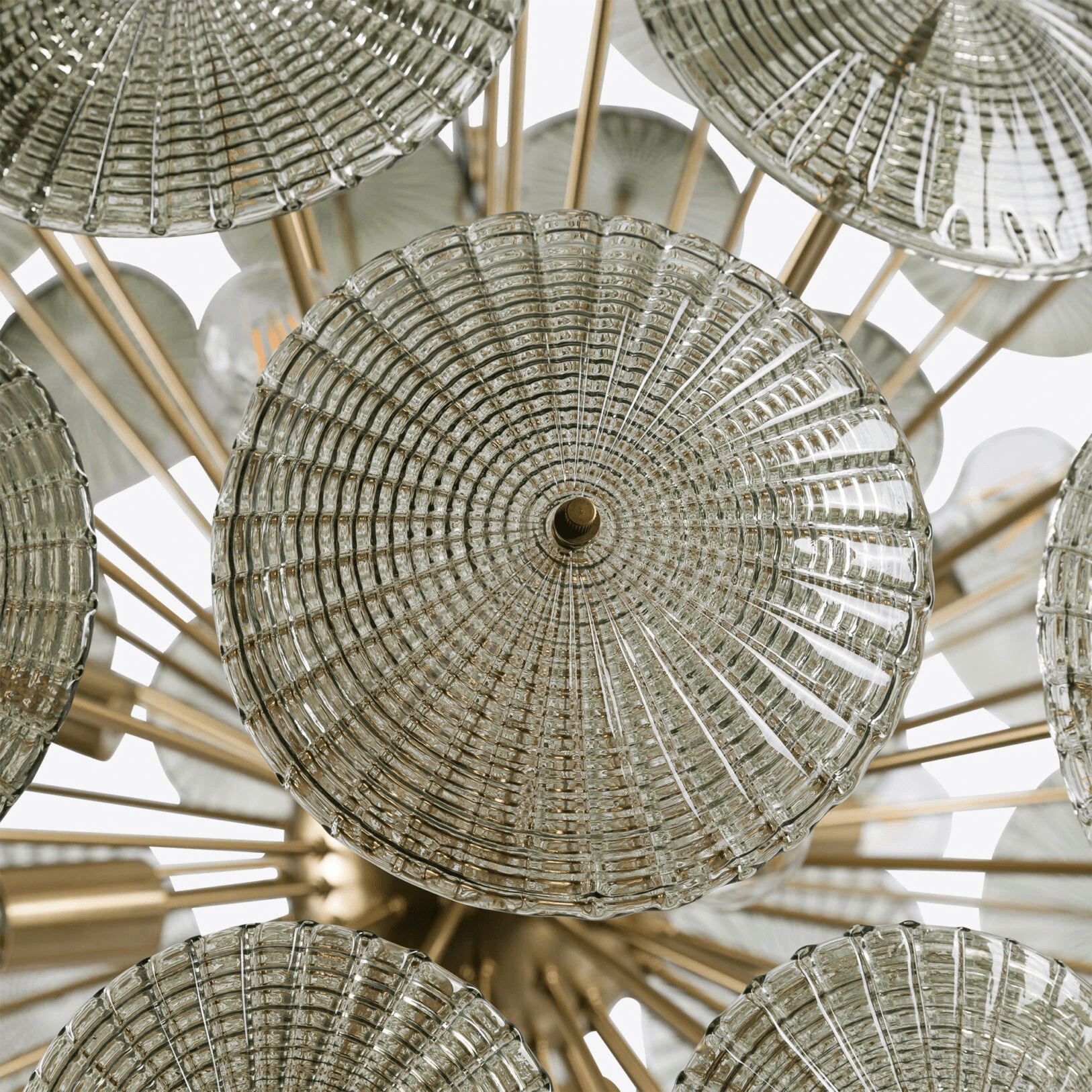 Aurora Chandelier Sputnik Dandelion Burst Glass-Neutral Decor