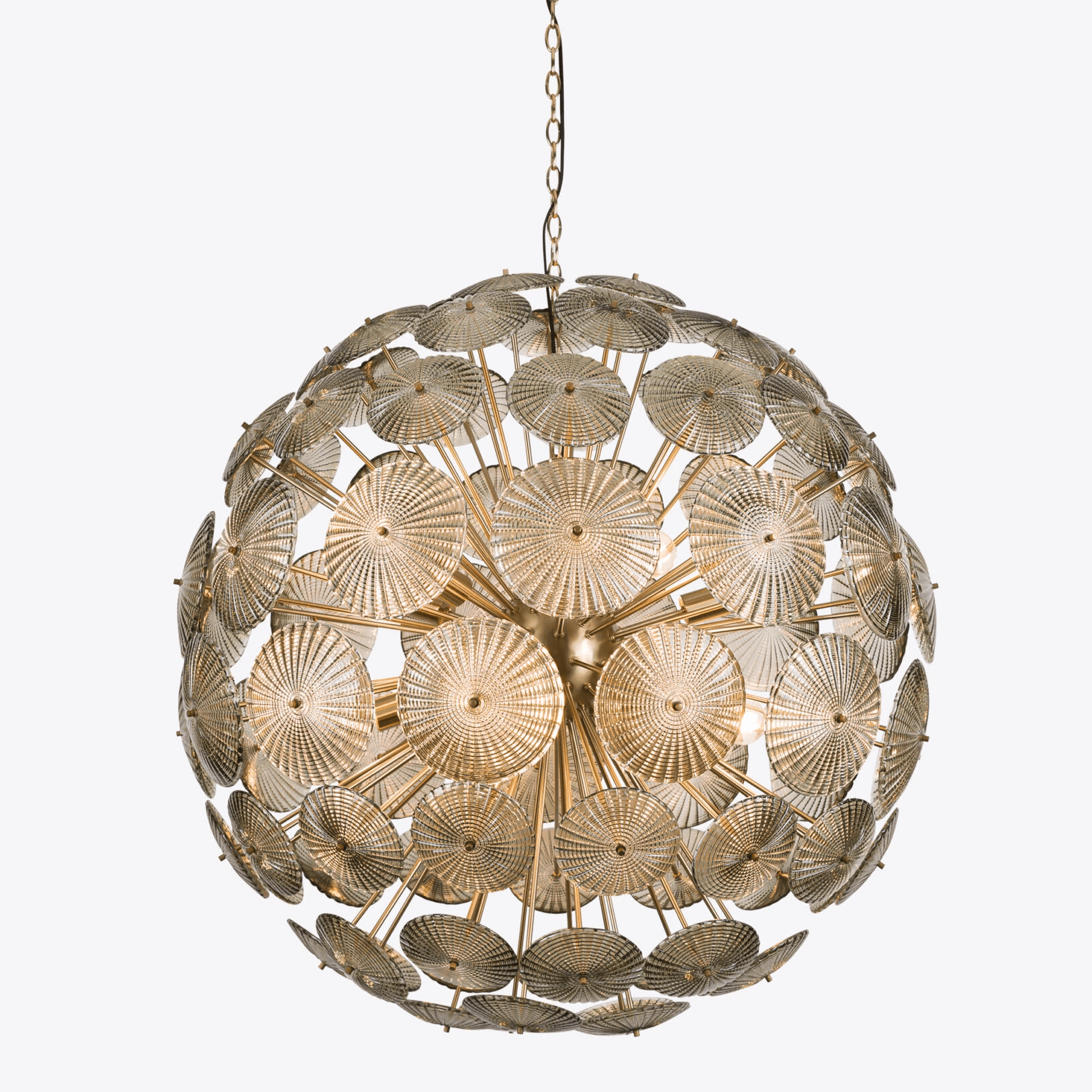 Aurora Chandelier Sputnik Dandelion Burst Glass-Neutral Decor