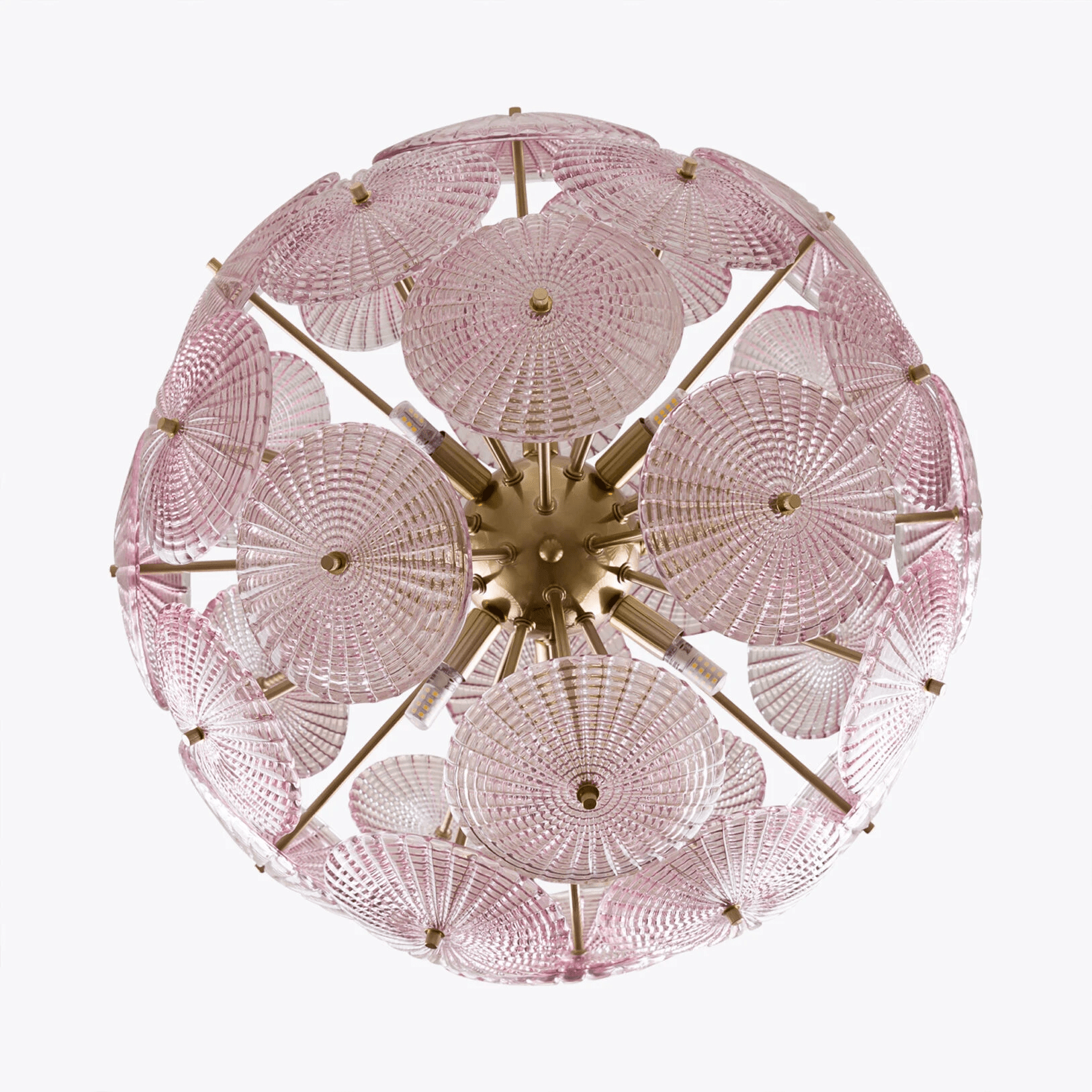 Aurora Chandelier Sputnik Dandelion Burst Glass-Neutral Decor