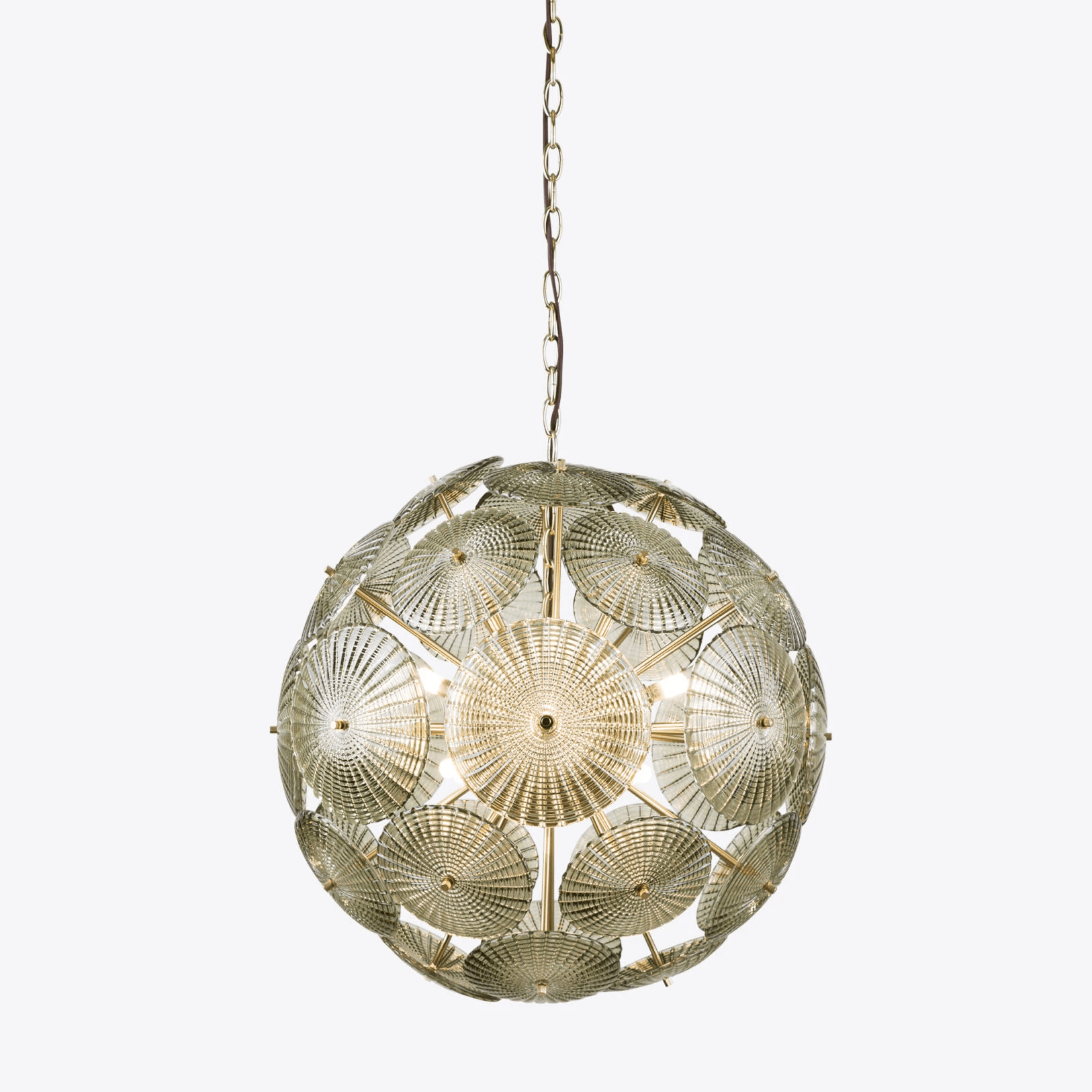 Aurora Chandelier Sputnik Dandelion Burst Glass-Neutral Decor