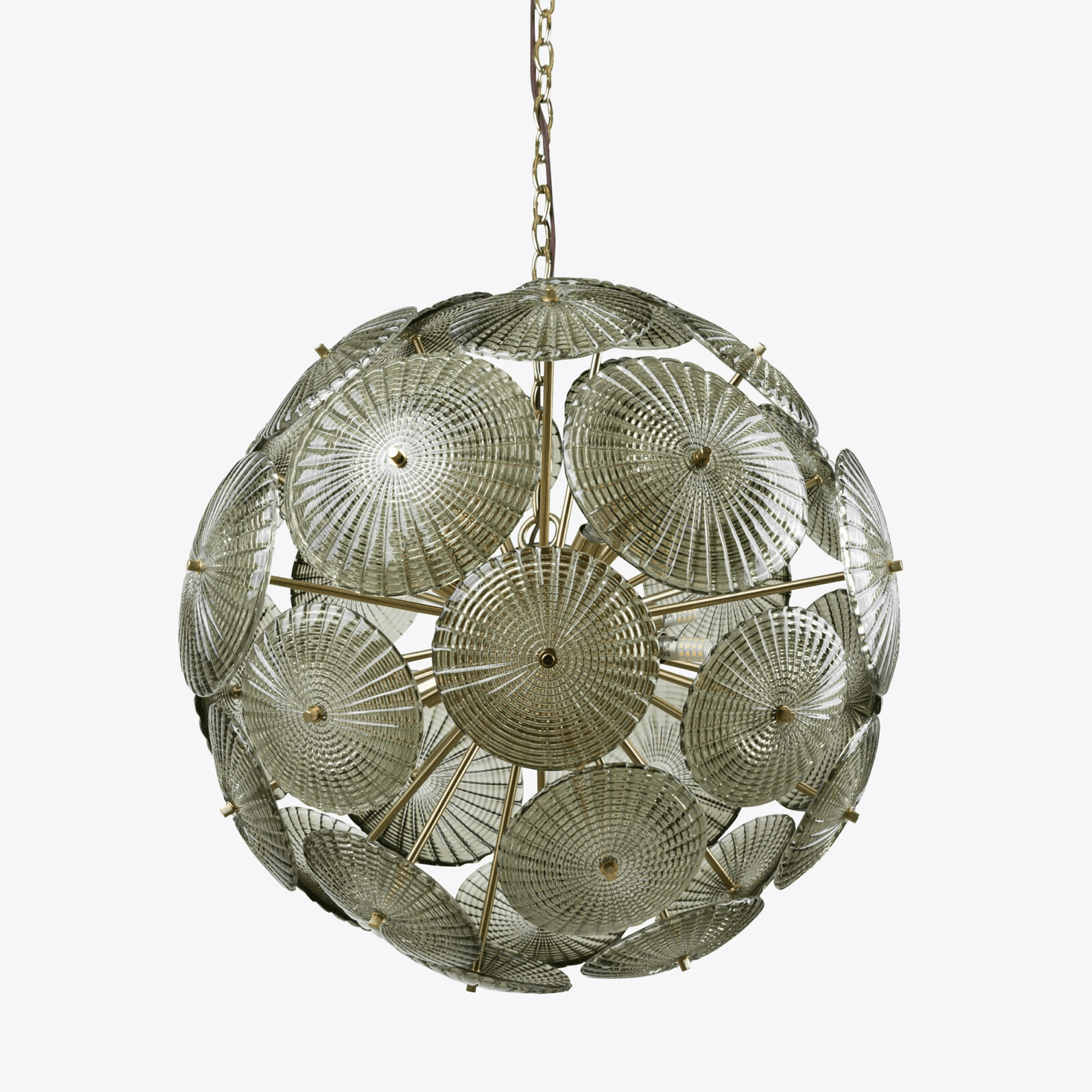 Aurora Chandelier Sputnik Dandelion Burst Glass-Neutral Decor
