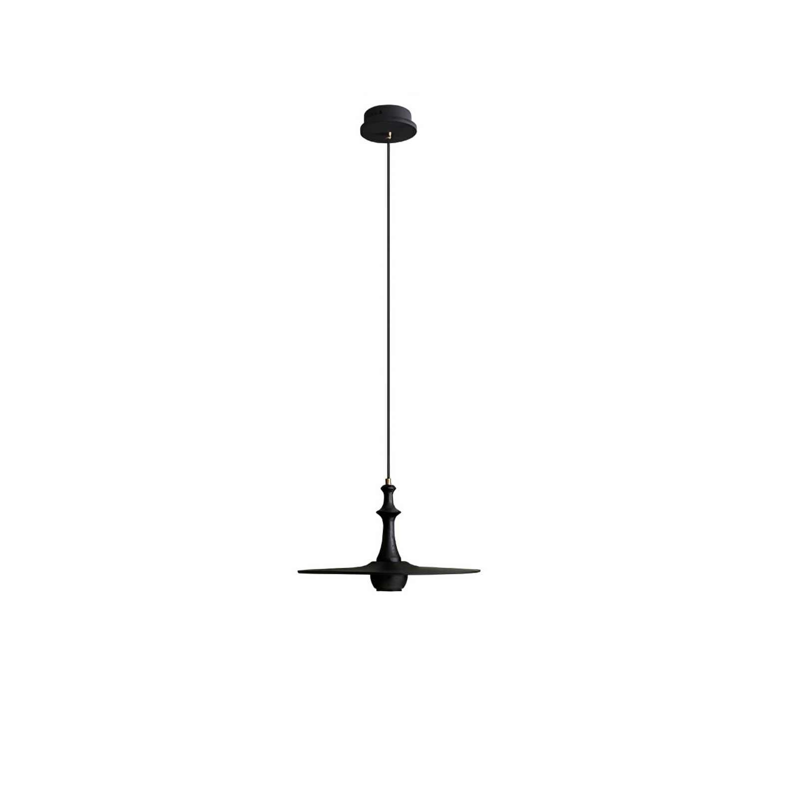 Spindle Wooden Spin Pendant Light-Neutral Decor