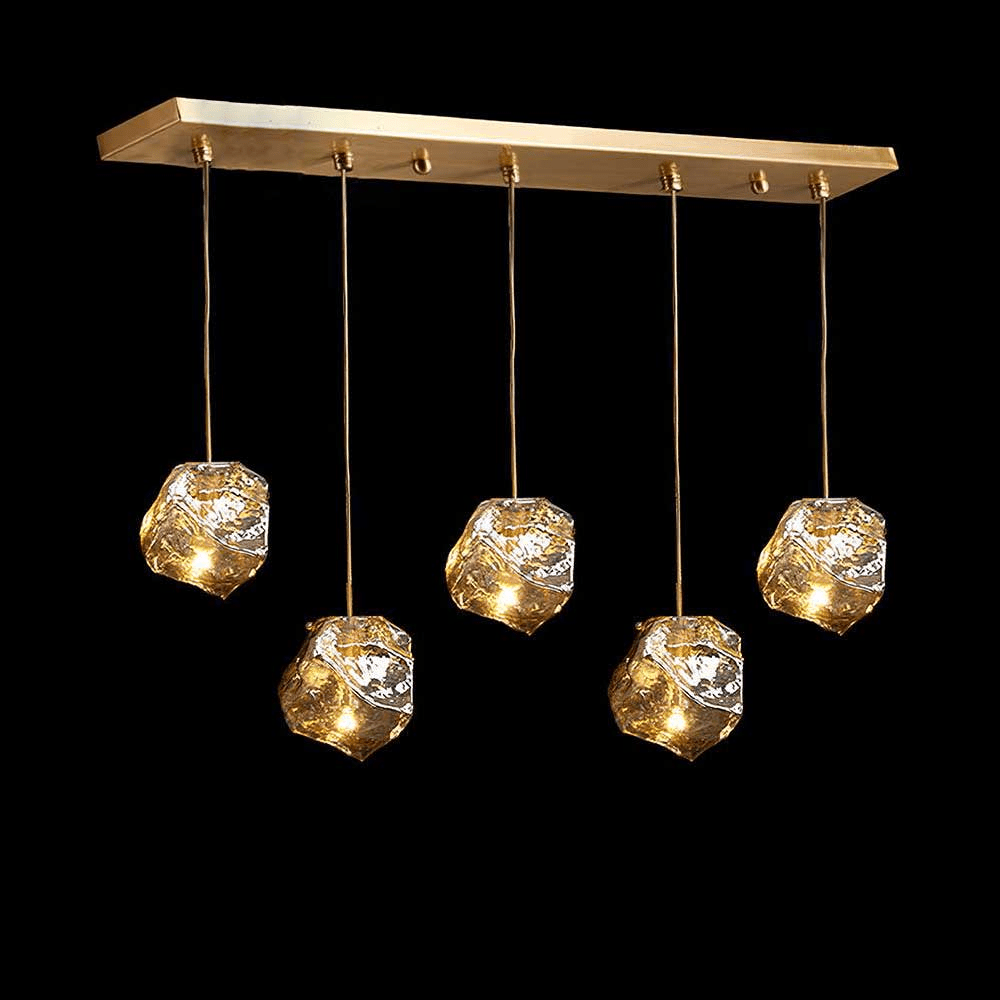 Kixu Brass Luxurious Pendant Lamp-Neutral Decor