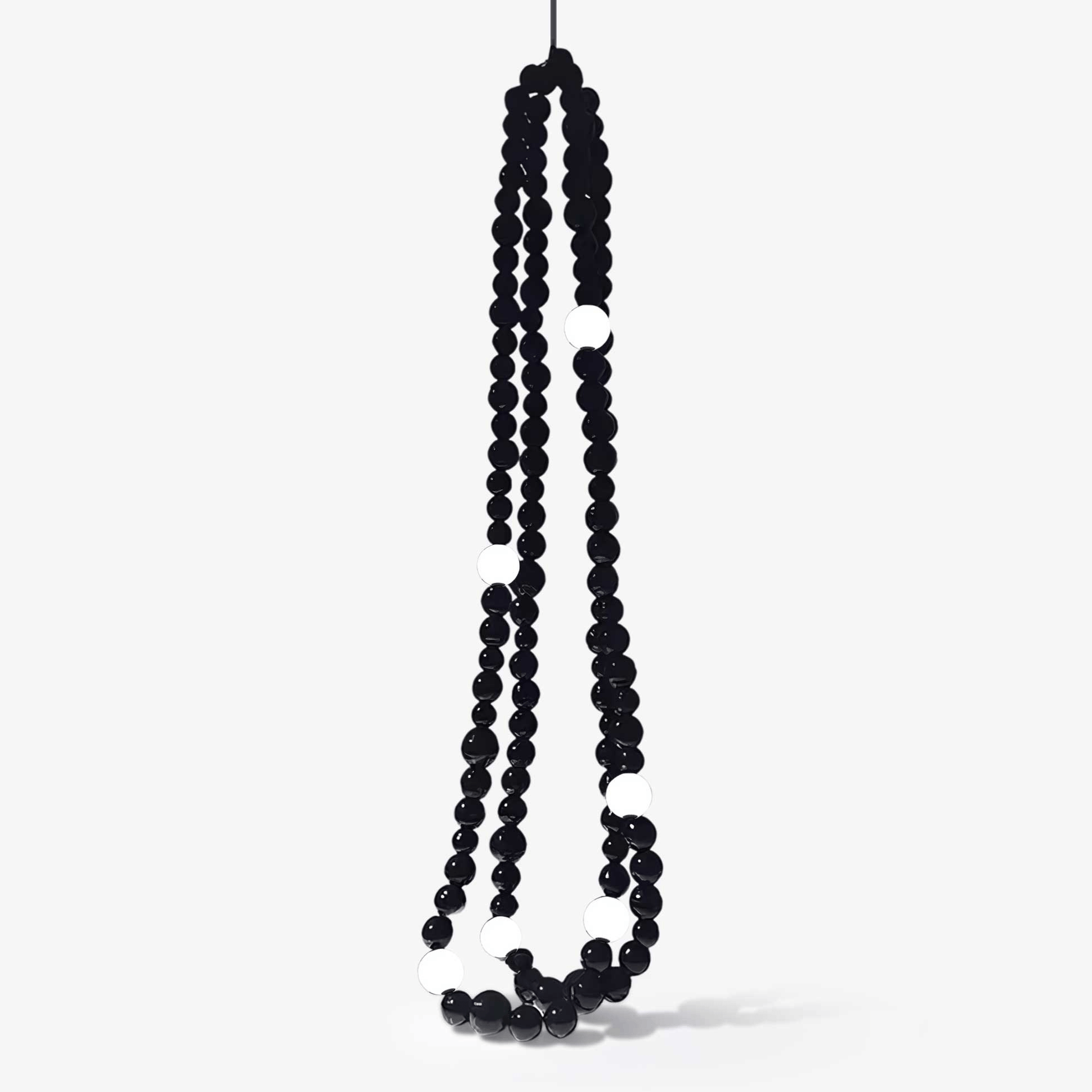 Nysolisra Modern Glass Chandelier-Neutral Decor