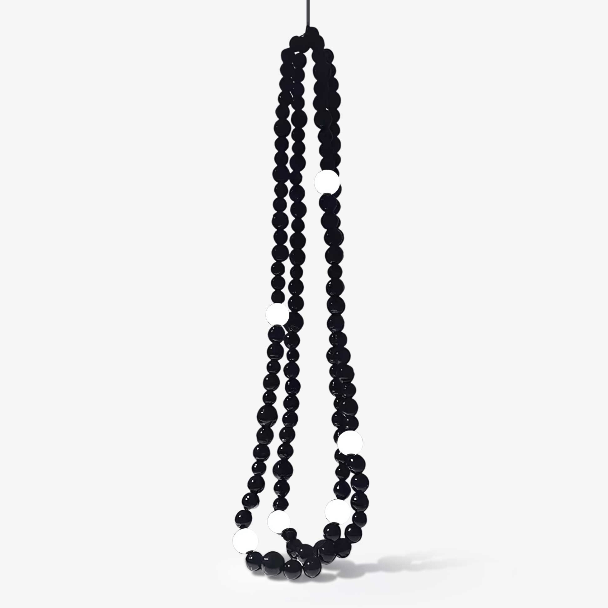Nysolisra Modern Glass Chandelier-Neutral Decor