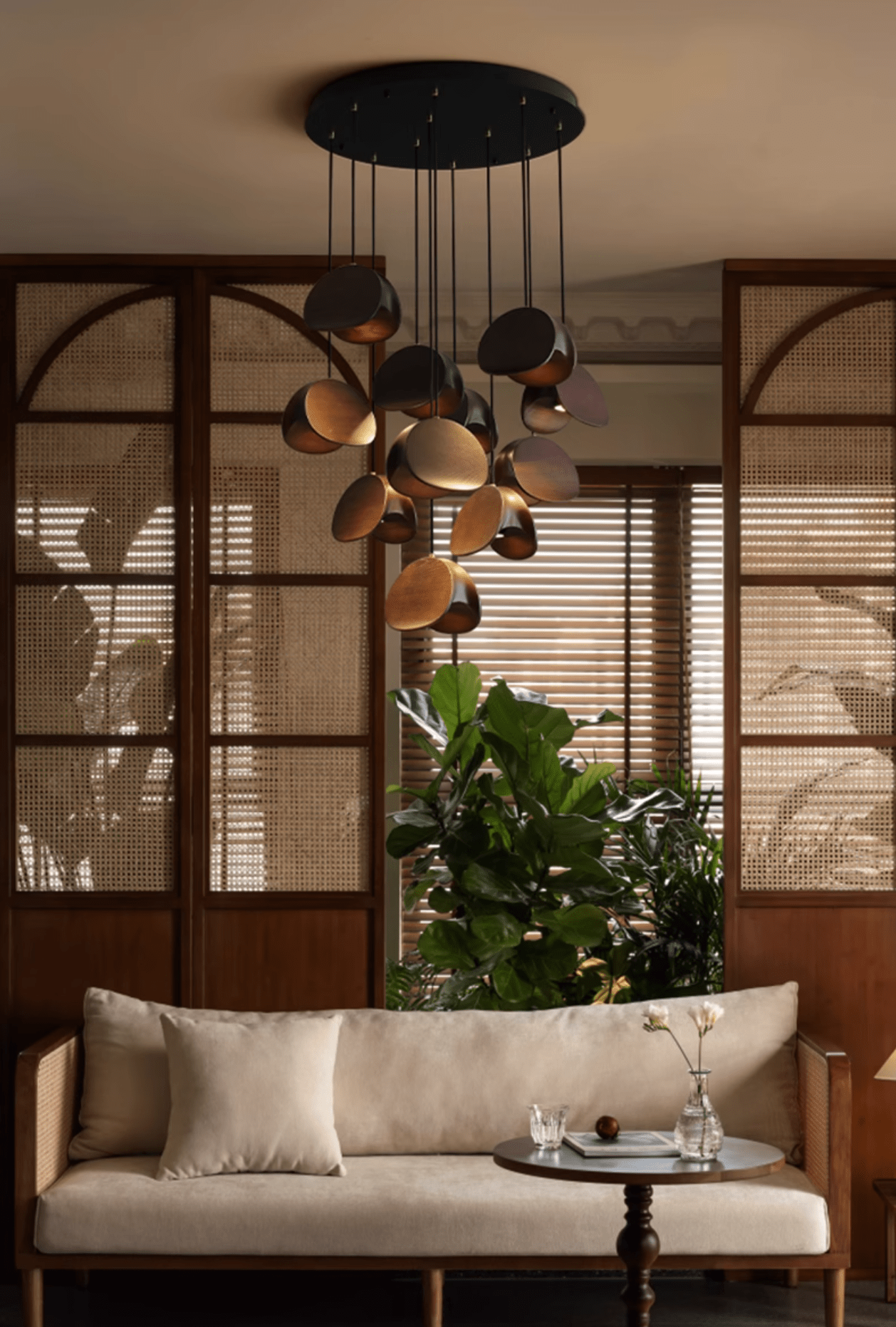 Tavro Minimalist Wood Pendant Light-Neutral Decor