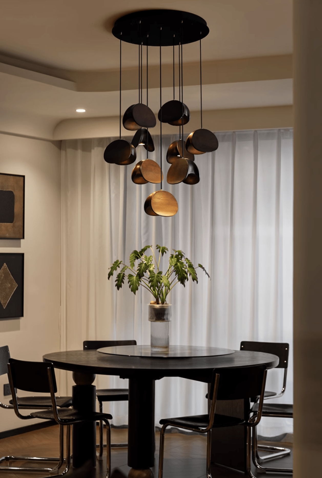 Tavro Minimalist Wood Pendant Light-Neutral Decor