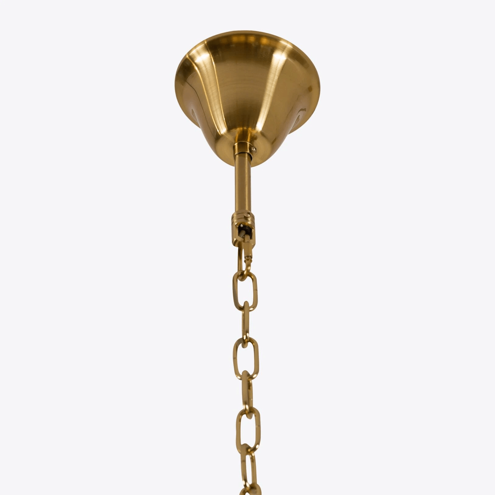 LuminaSphere Modern Brass Chandelier-Neutral Decor