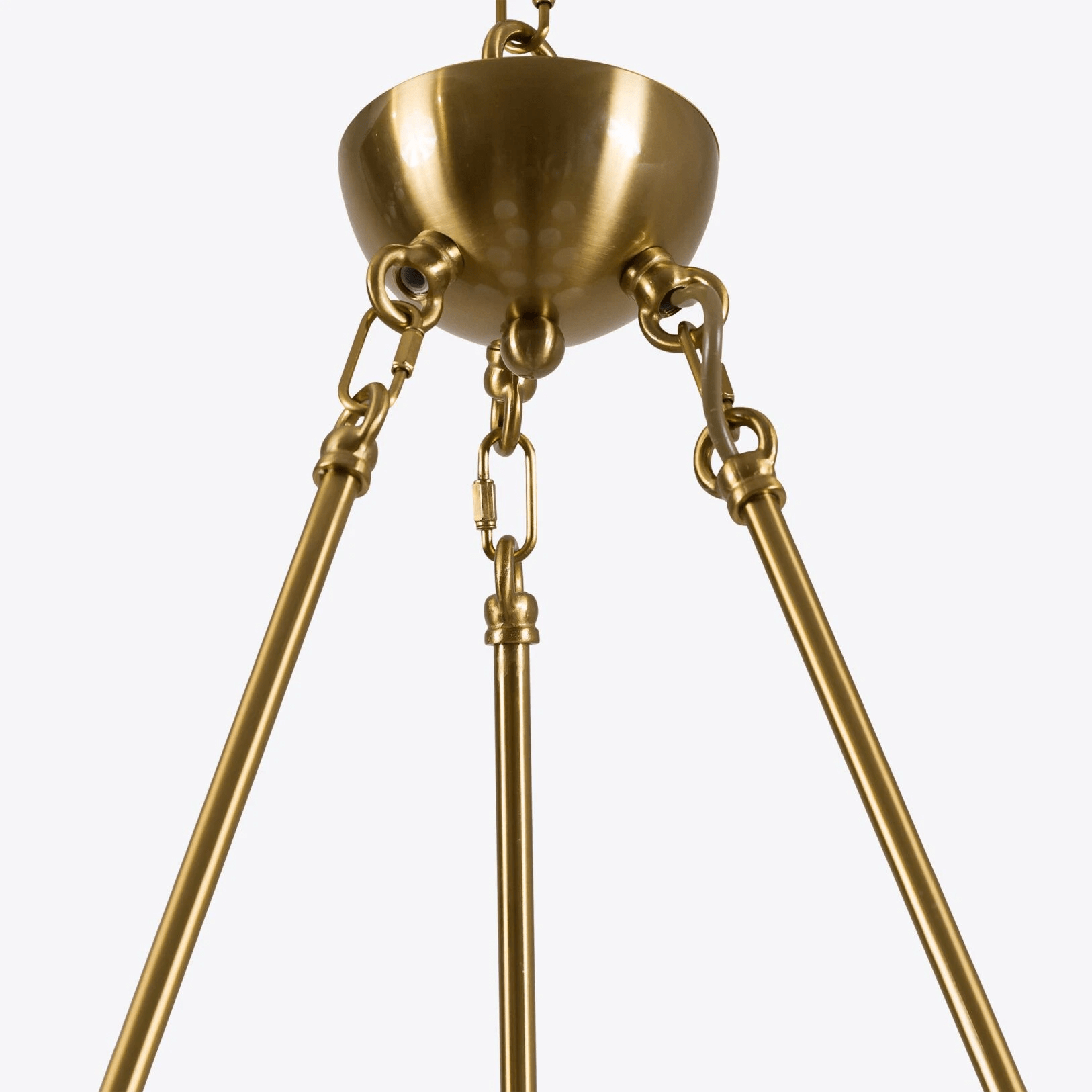LuminaSphere Modern Brass Chandelier-Neutral Decor