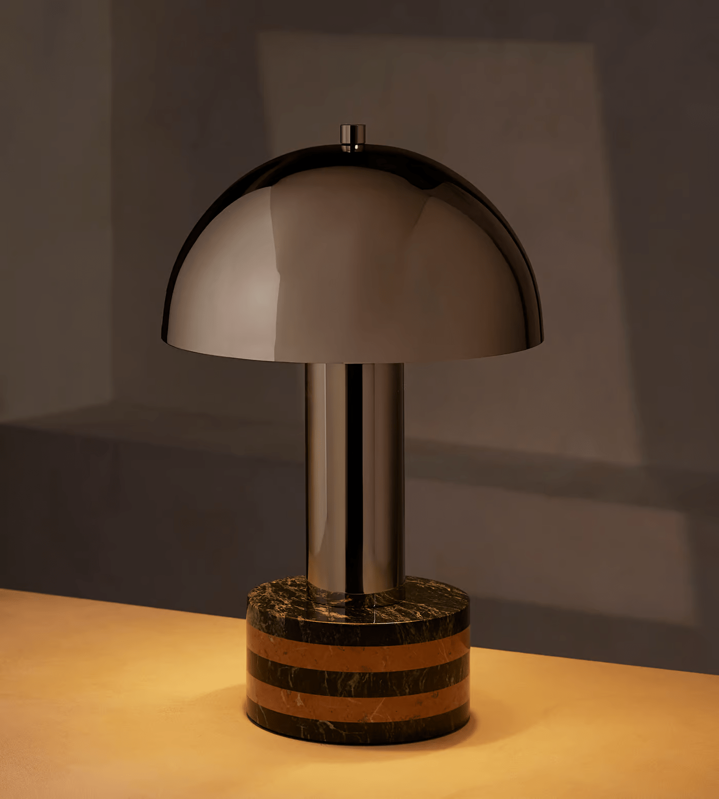 Strata Minimalist Marble Table Lamp-Neutral Decor