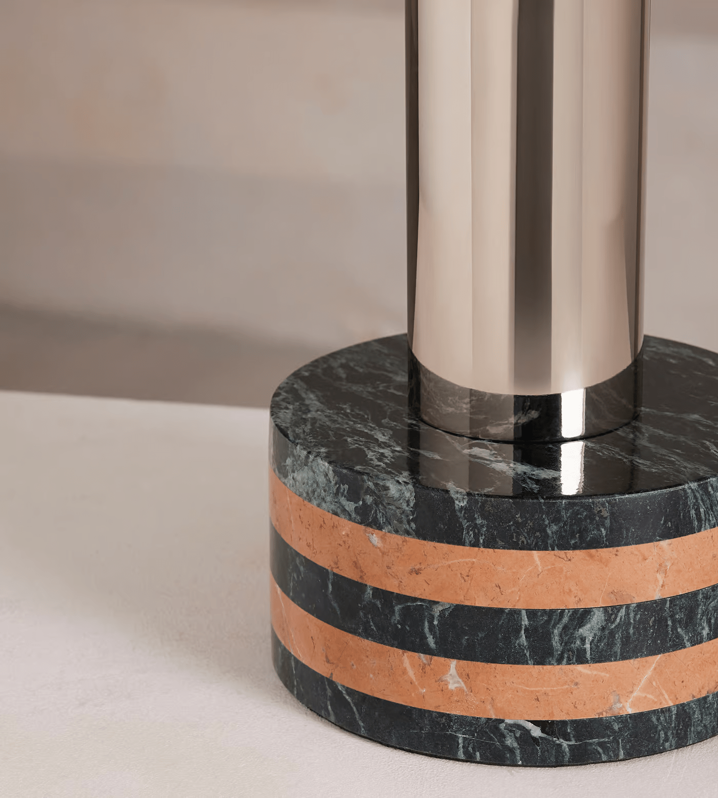 Strata Minimalist Marble Table Lamp-Neutral Decor
