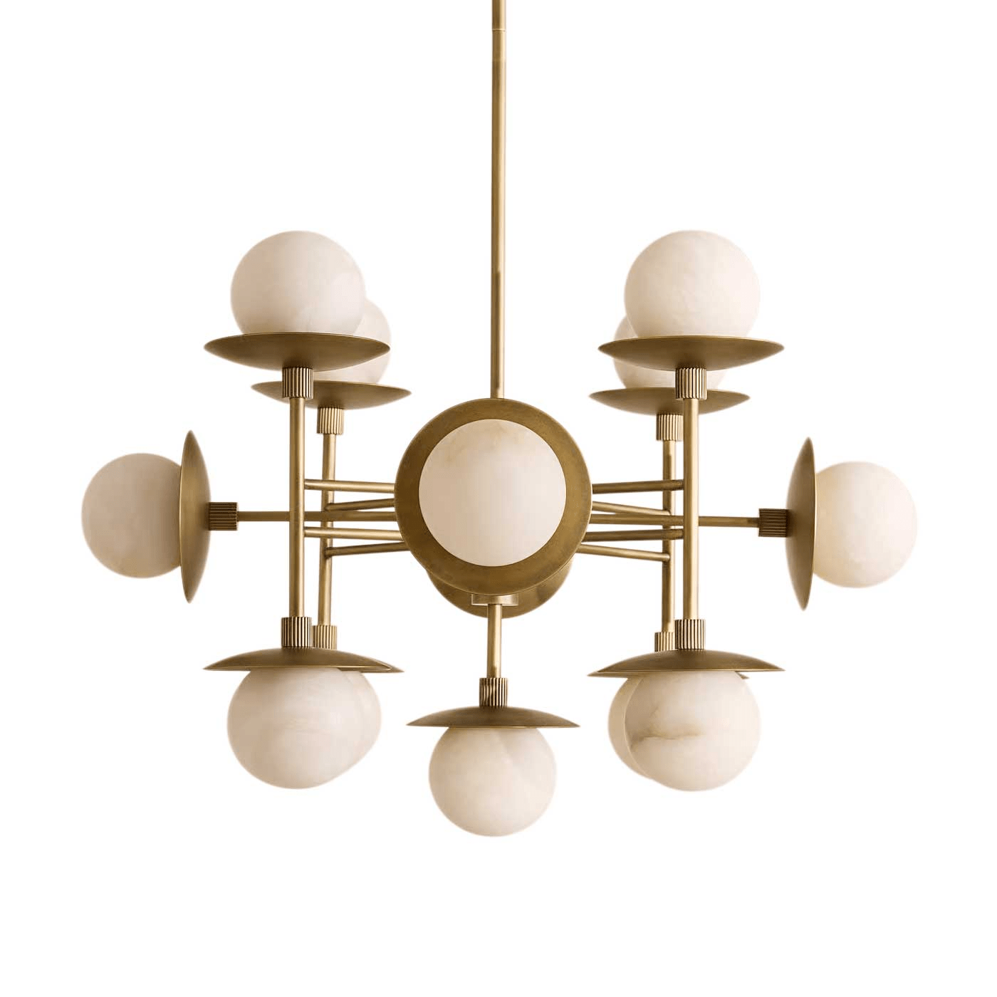 Oshayra Sputnik Alabaster Chandelier-Neutral Decor