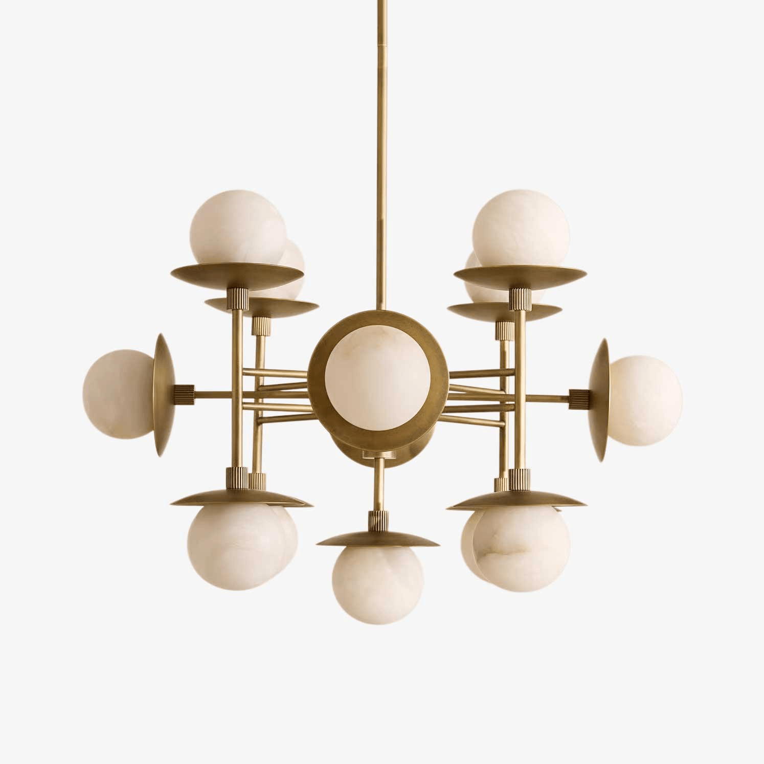 Oshayra Sputnik Alabaster Chandelier-Neutral Decor