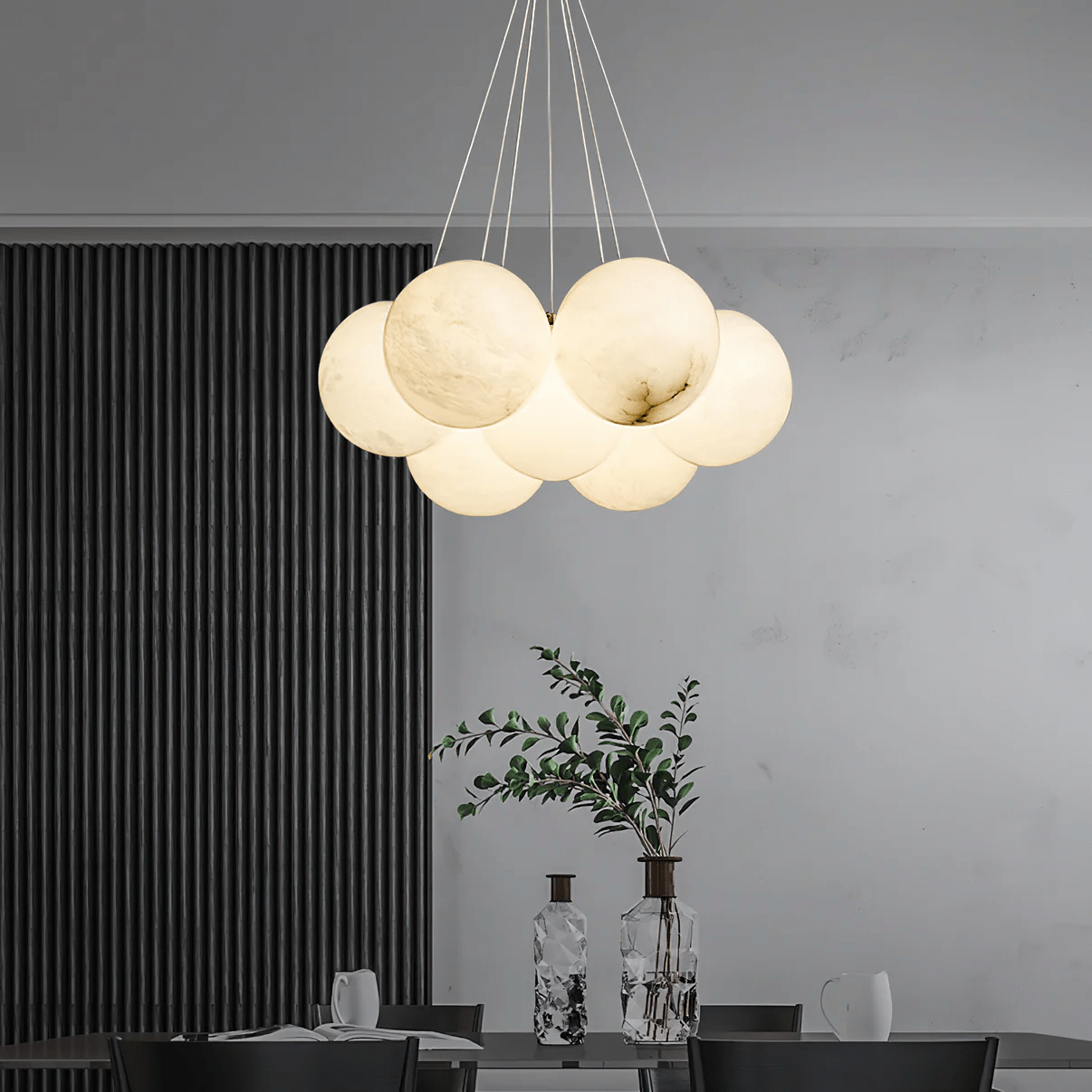 Cyrel Alabaster Chandelier-Neutral Decor