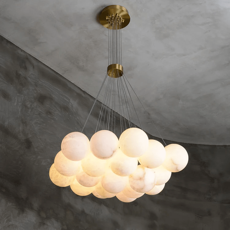 Cyrel Alabaster Chandelier-Neutral Decor