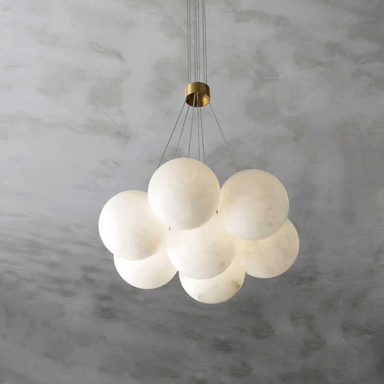 Cyrel Alabaster Chandelier-Neutral Decor