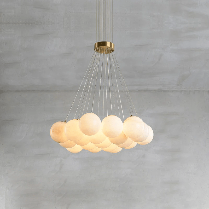 Cyrel Alabaster Chandelier-Neutral Decor