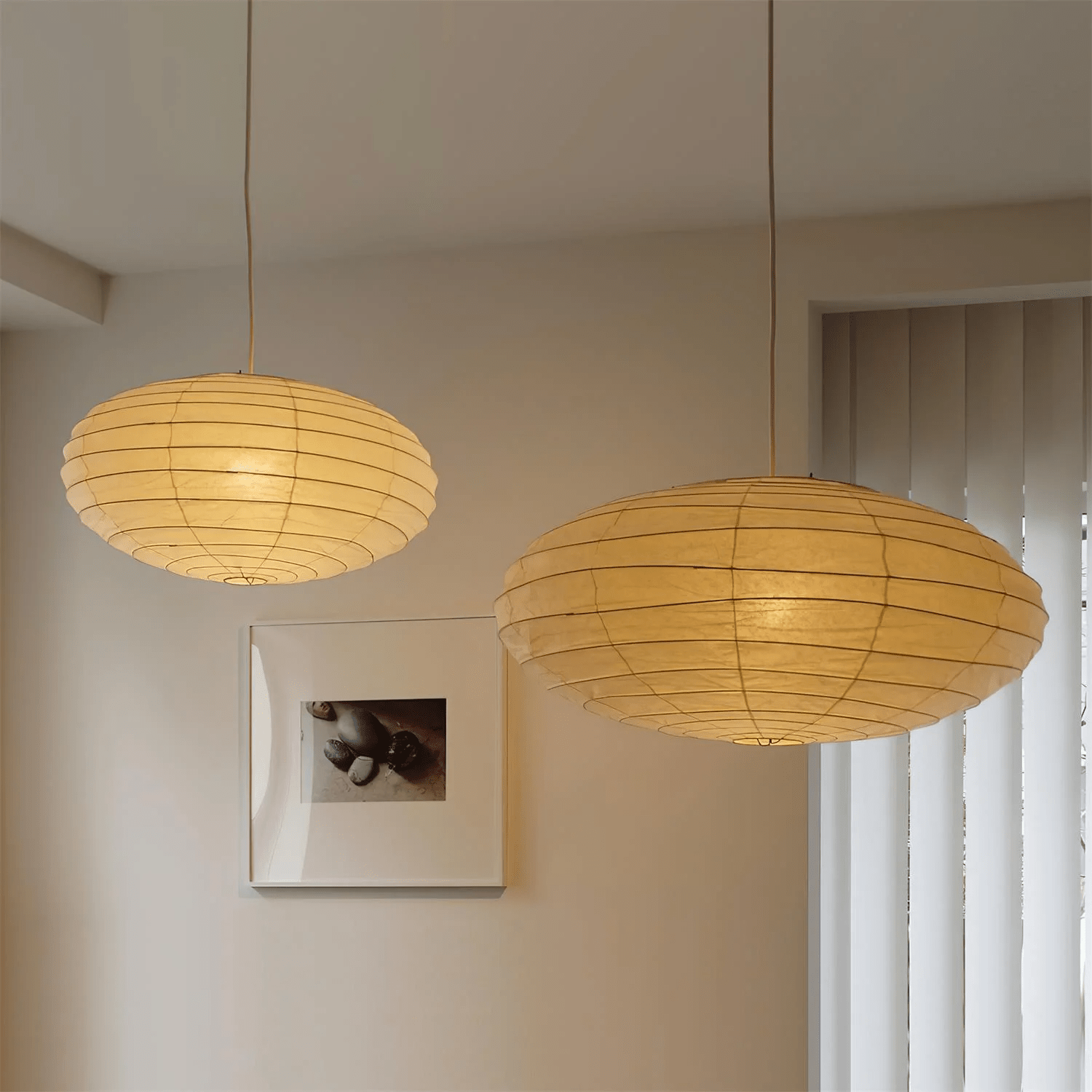 Lumaem Paper Traditional Pendant Lamp-Neutral Decor