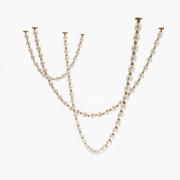 Pearlene Beaded Chandelier-Neutral Decor