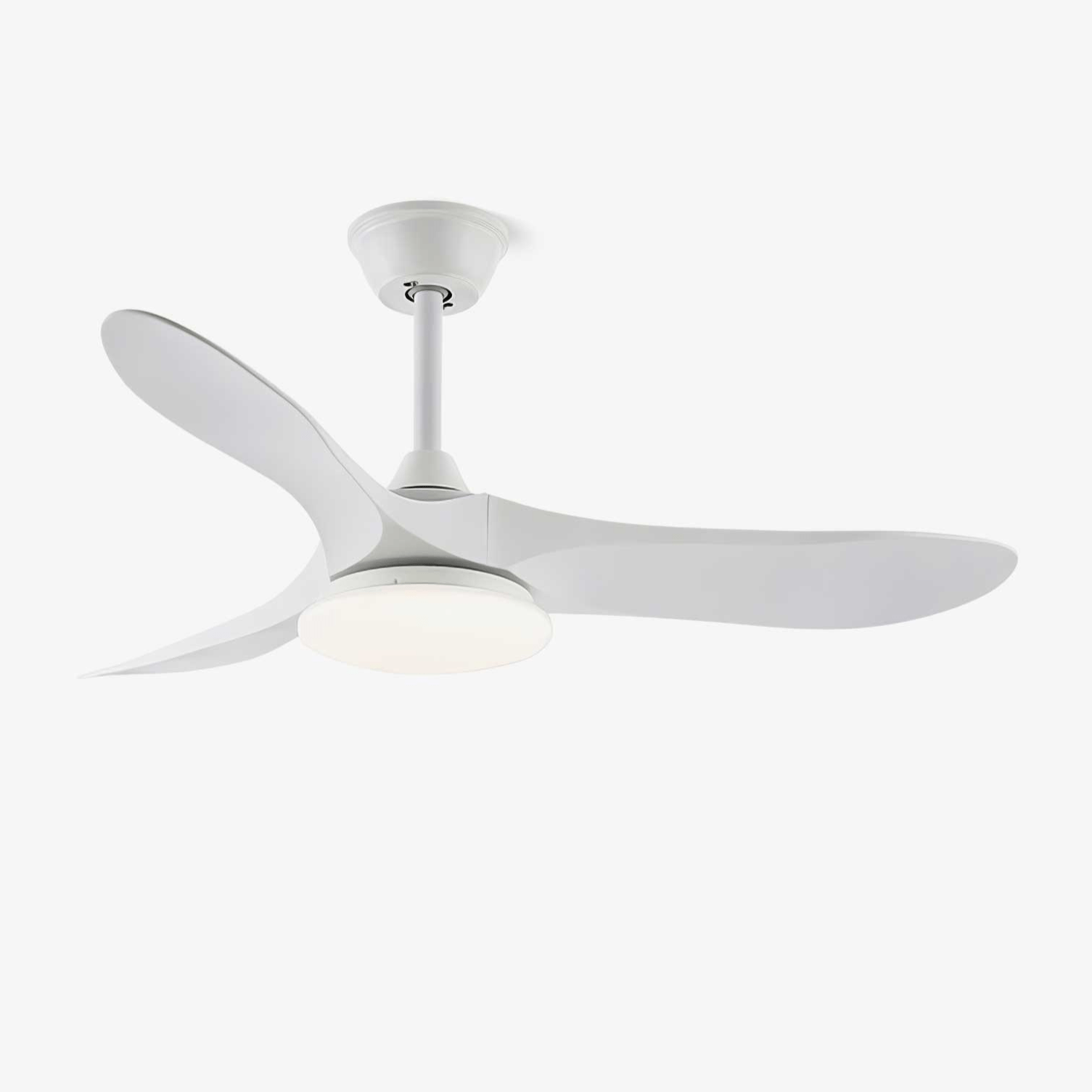Oriken Minimalist Ceiling Fan Light-Neutral Decor