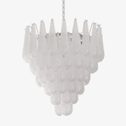 Zemaryra Glass Chandelier-Neutral Decor