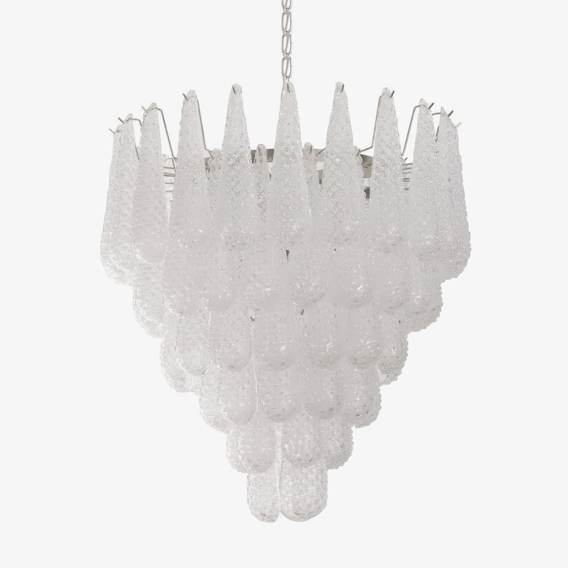 Zemaryra Glass Chandelier-Neutral Decor