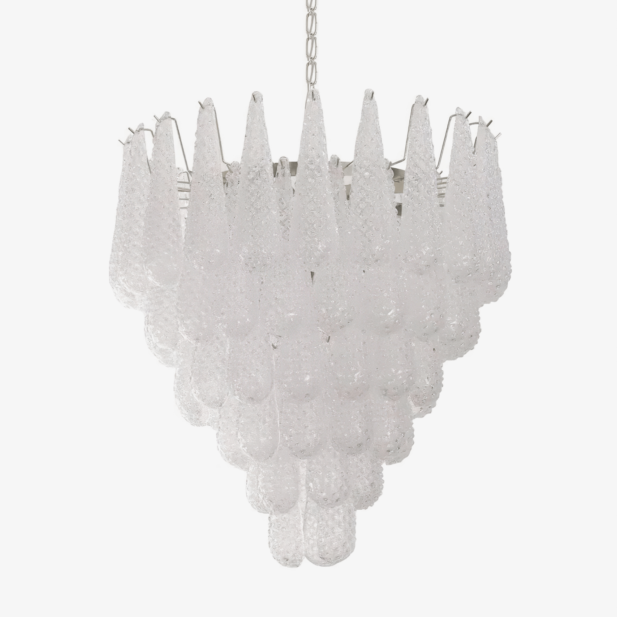 Zemaryra Glass Chandelier-Neutral Decor