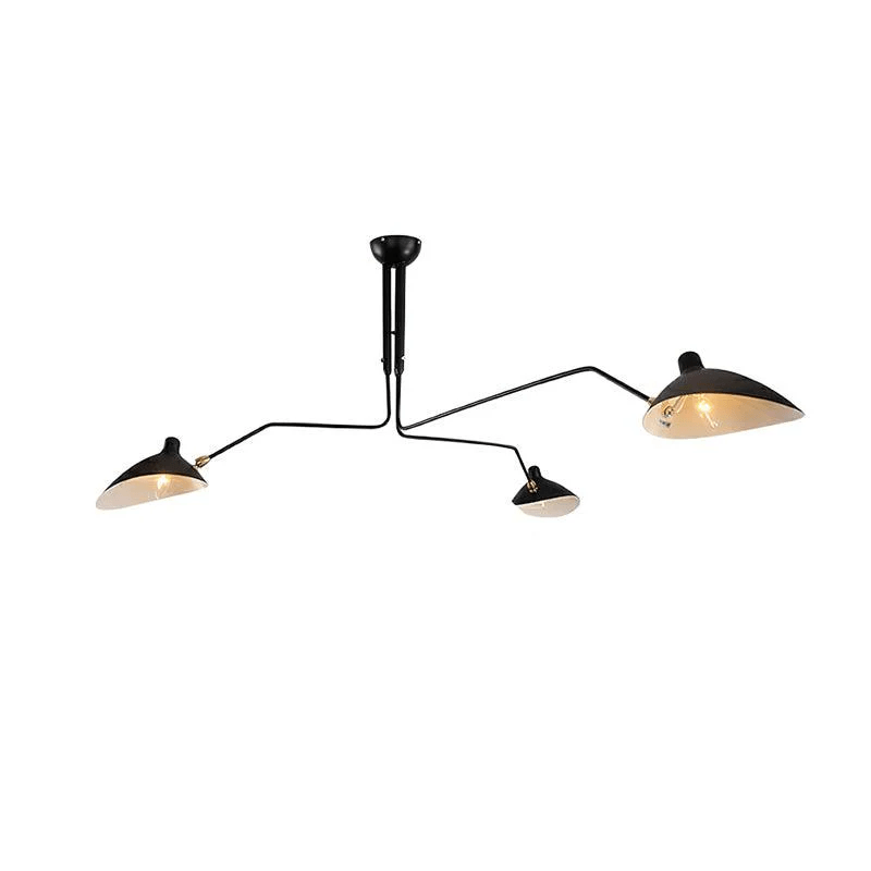 Lustra Ceiling Light Three Arm Minimalist-Neutral Decor