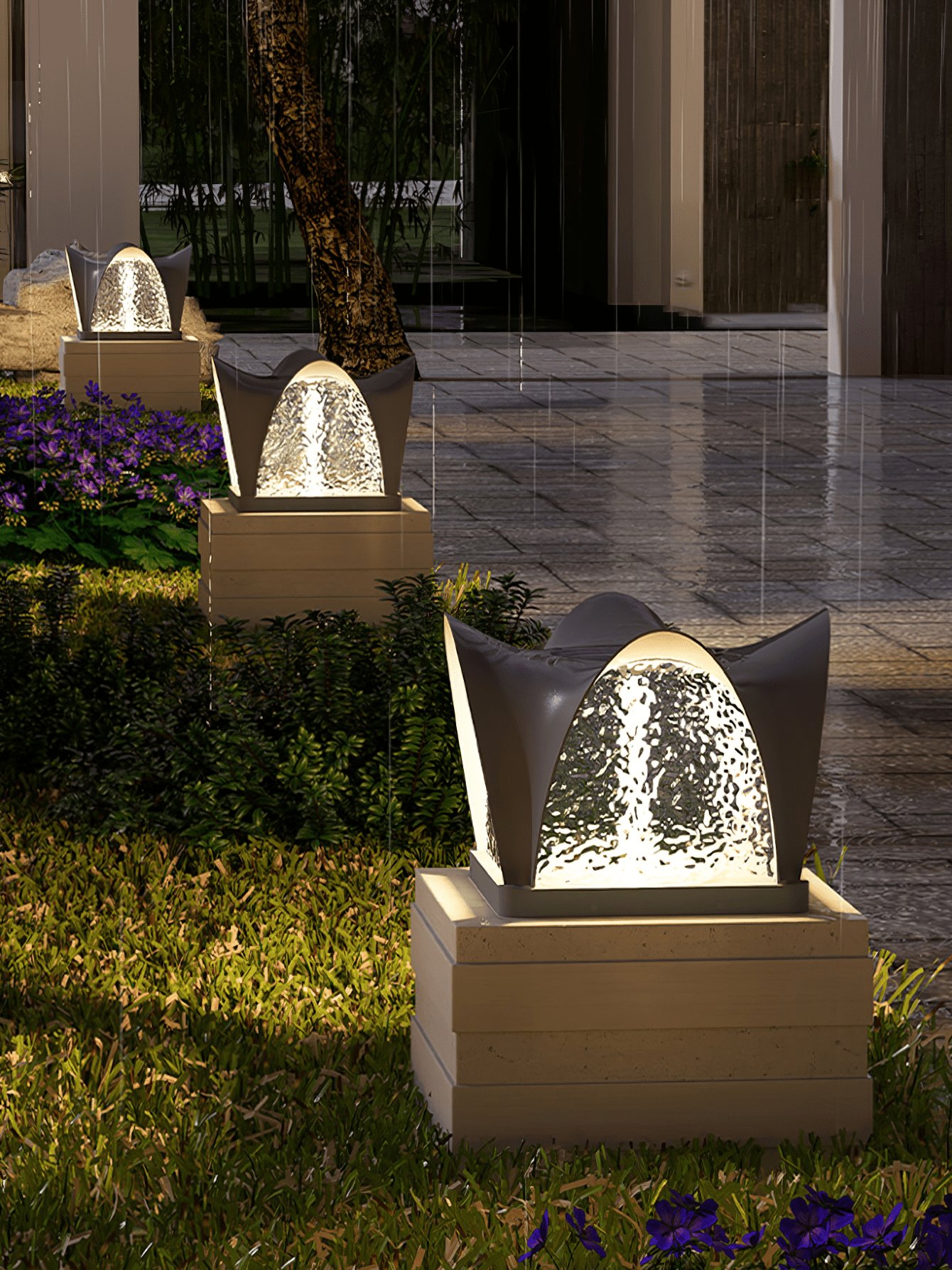 Veyra Modern Solar Outdoor Light-Neutral Decor
