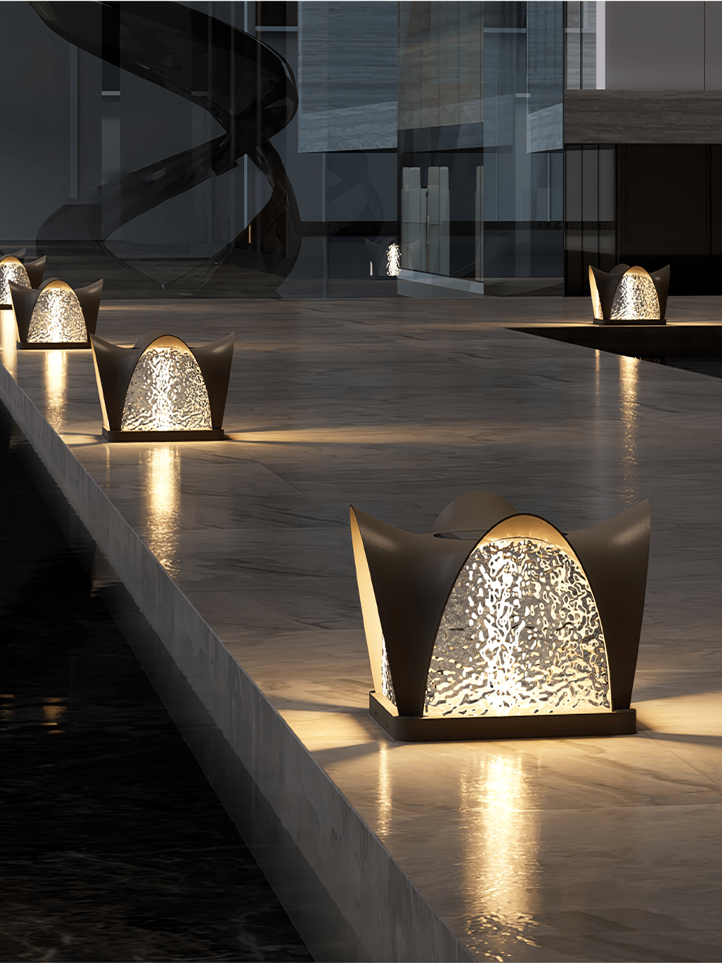 Veyra Modern Acrylic Outdoor Light-Neutral Decor