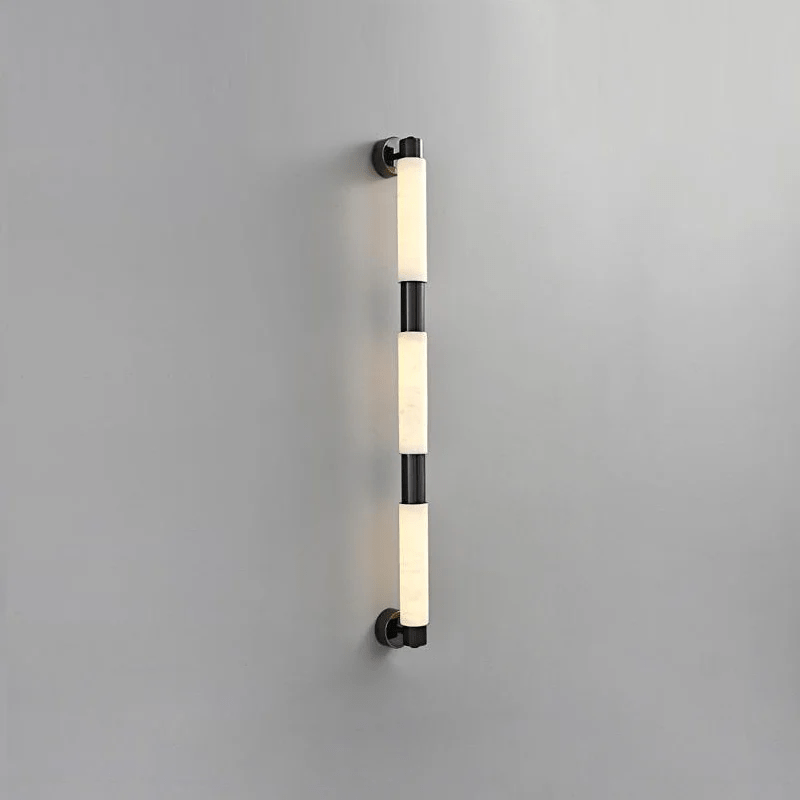 Ospix Alabaster Brass Wall Light-Neutral Decor