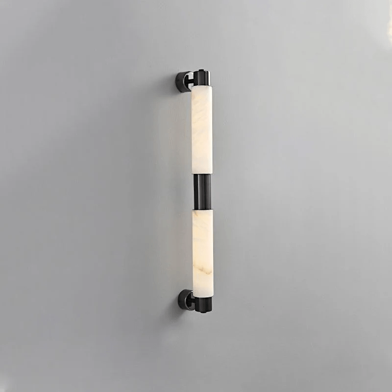 Ospix Alabaster Brass Wall Light-Neutral Decor