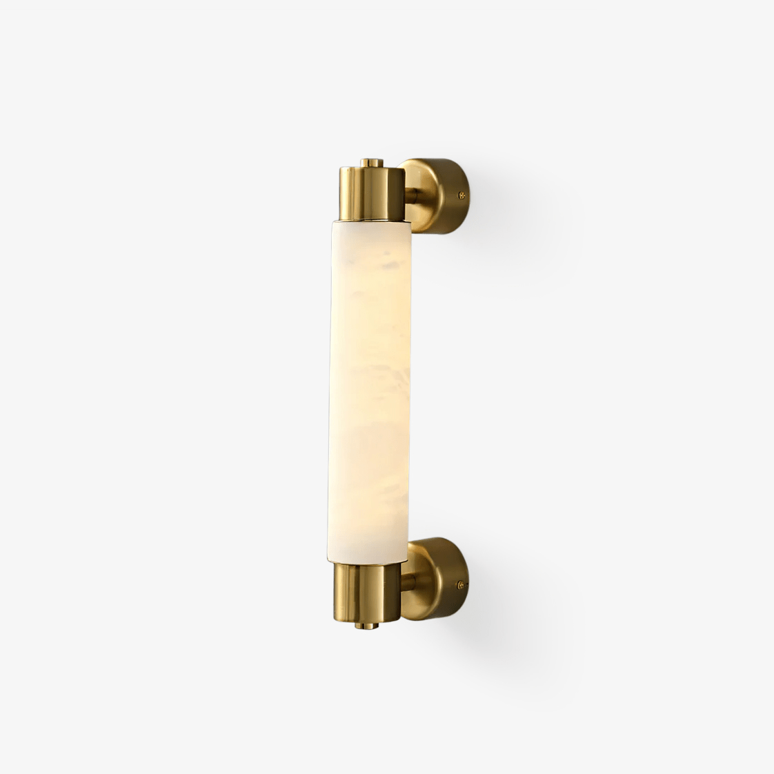 Ospix Alabaster Brass Wall Light-Neutral Decor