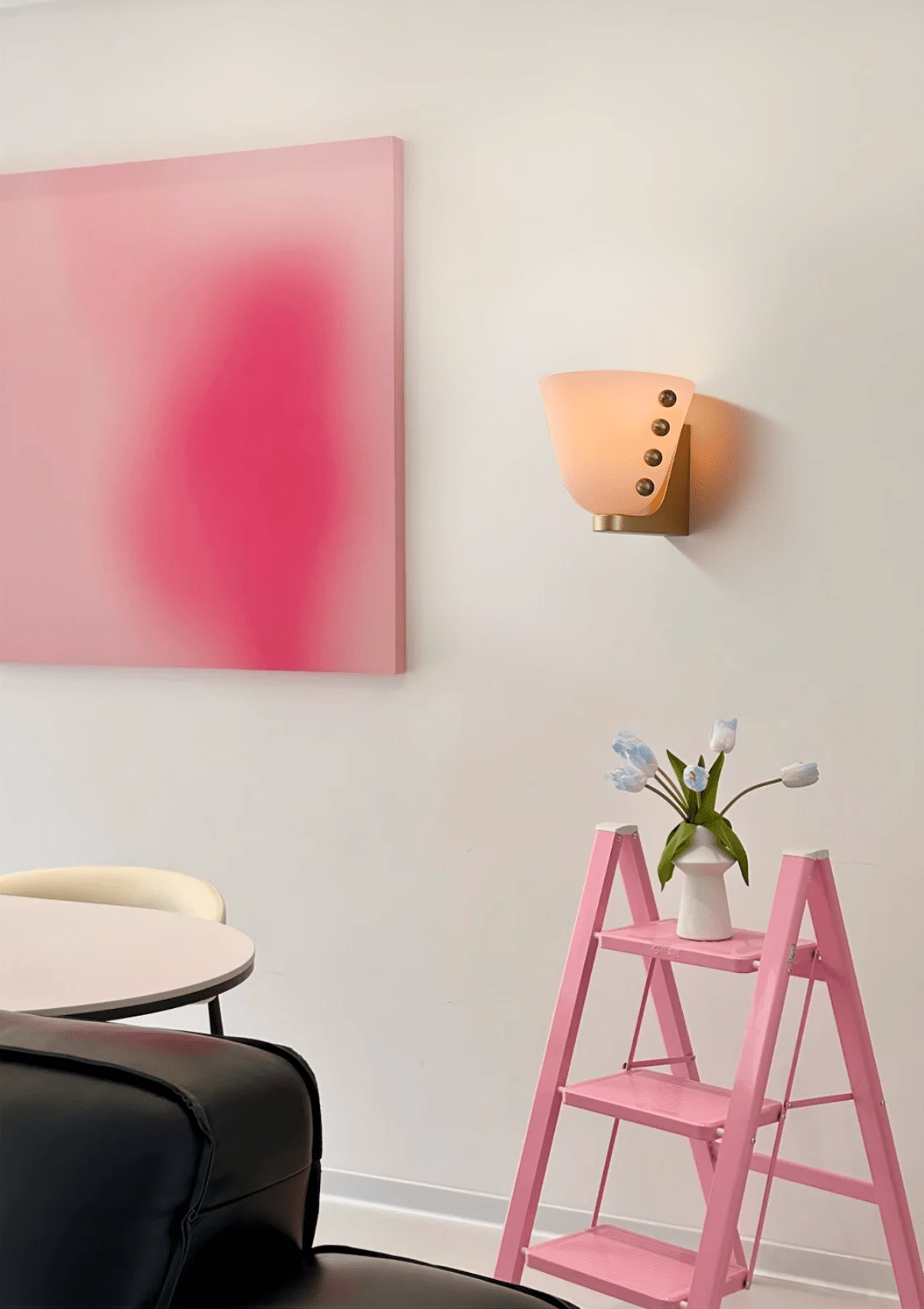 Dominic Minimalist Glass Wall Lamp-Neutral Decor