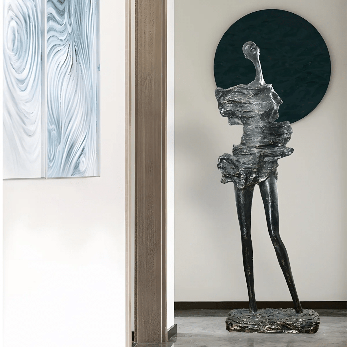 Maldo Modern Reinforced Plastic Ornaments-Neutral Decor