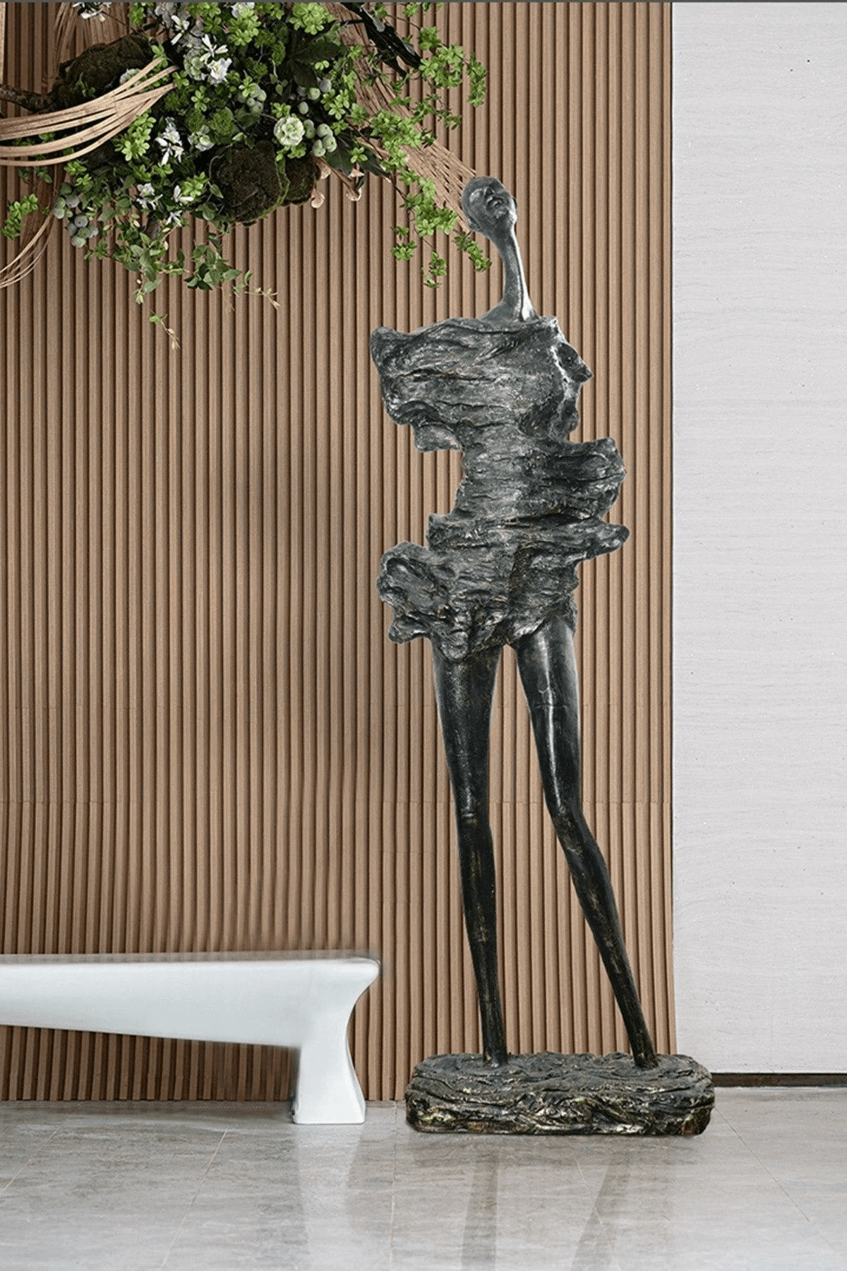 Maldo Modern Reinforced Plastic Ornaments-Neutral Decor