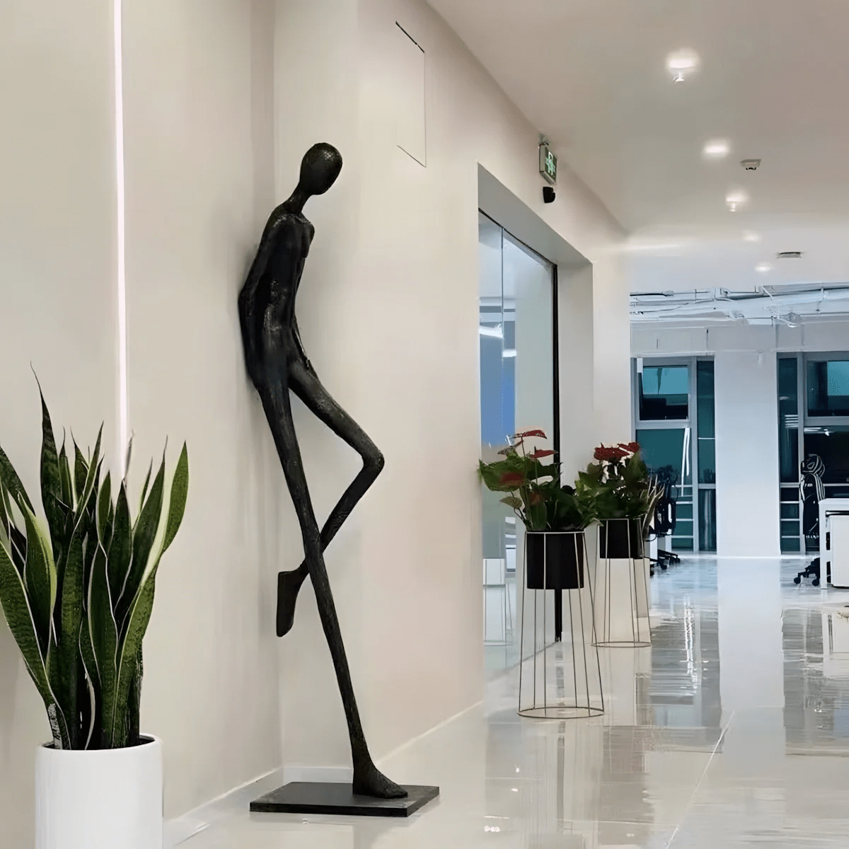 Brenor Sculpture Floor Ornament-Neutral Decor