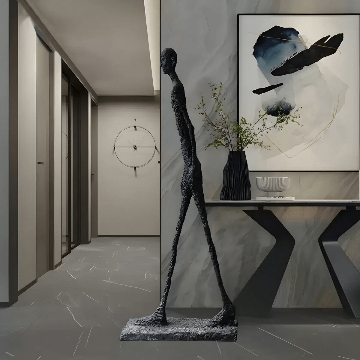 Walker Modern Fiberglass Ornaments-Neutral Decor
