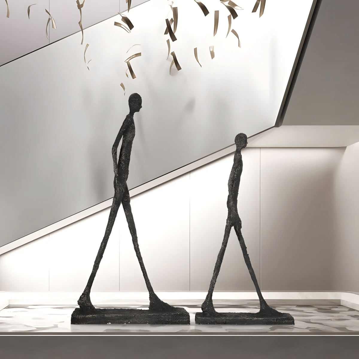 Walker Modern Fiberglass Ornaments-Neutral Decor
