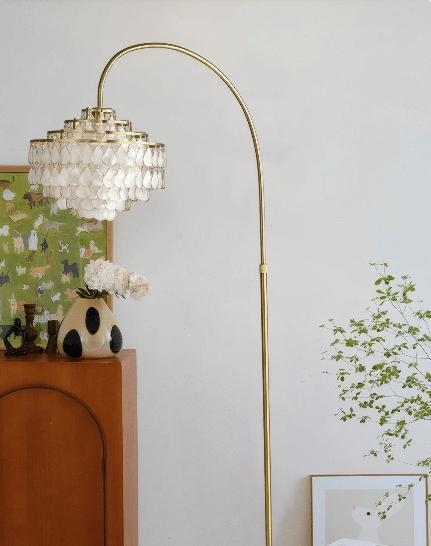 Emily Luxury Floor Lamp-Neutral Decor