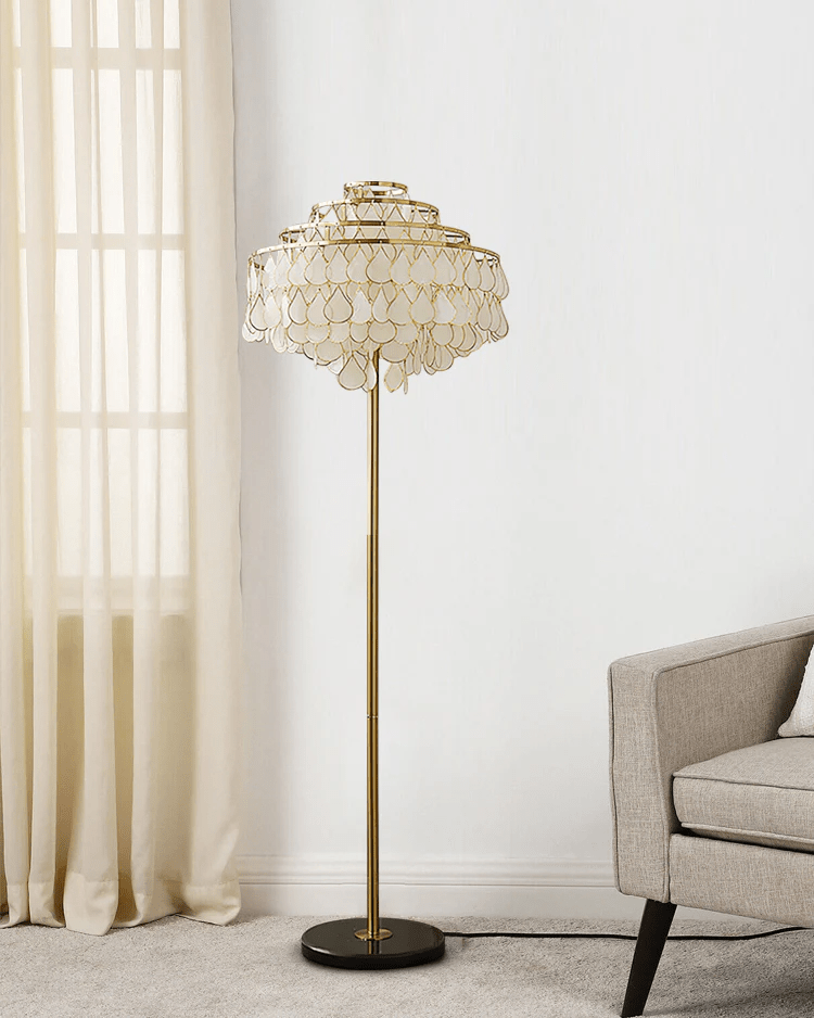 Emily Luxury Floor Lamp-Neutral Decor