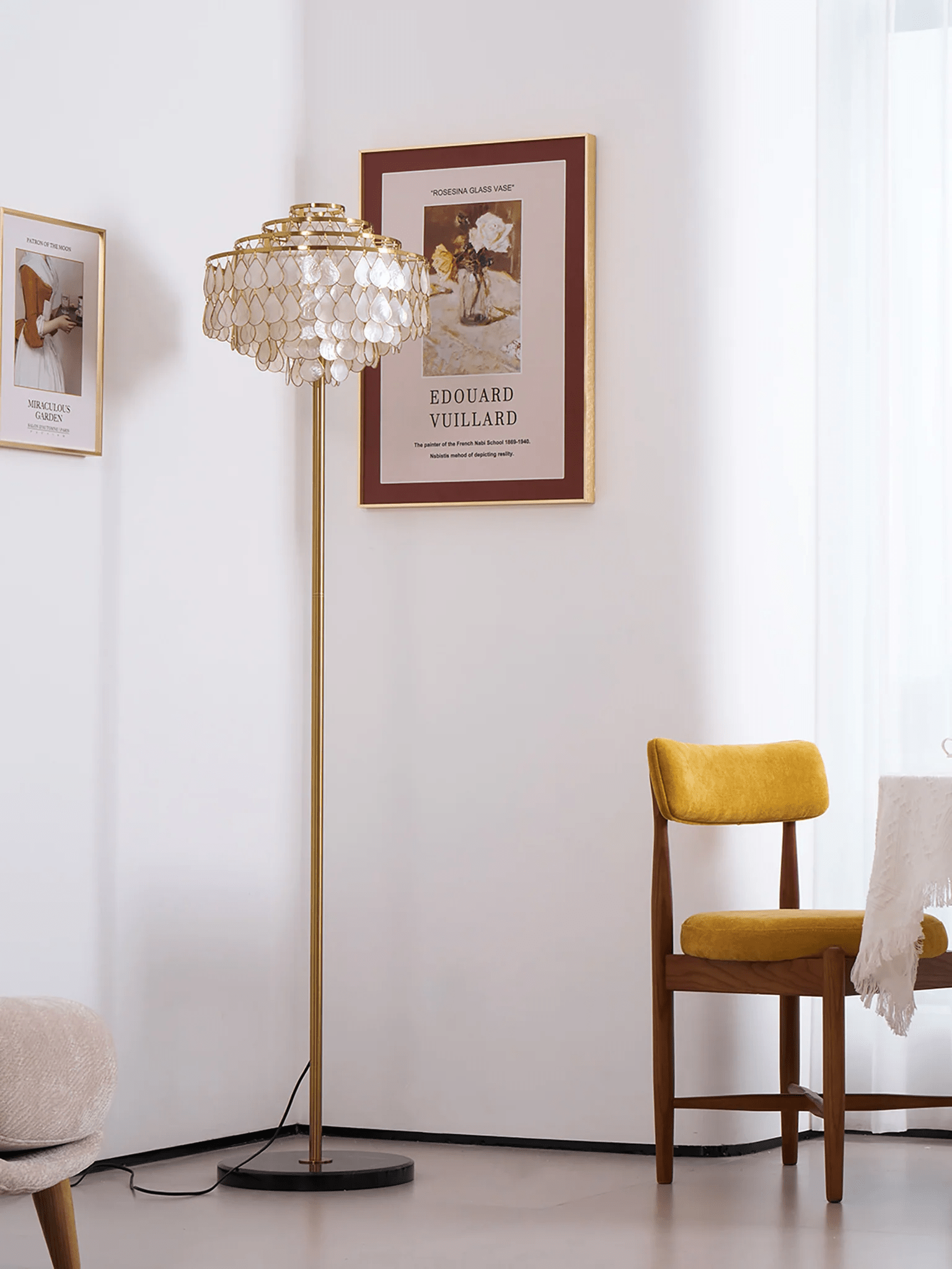 Emily Luxury Floor Lamp-Neutral Decor
