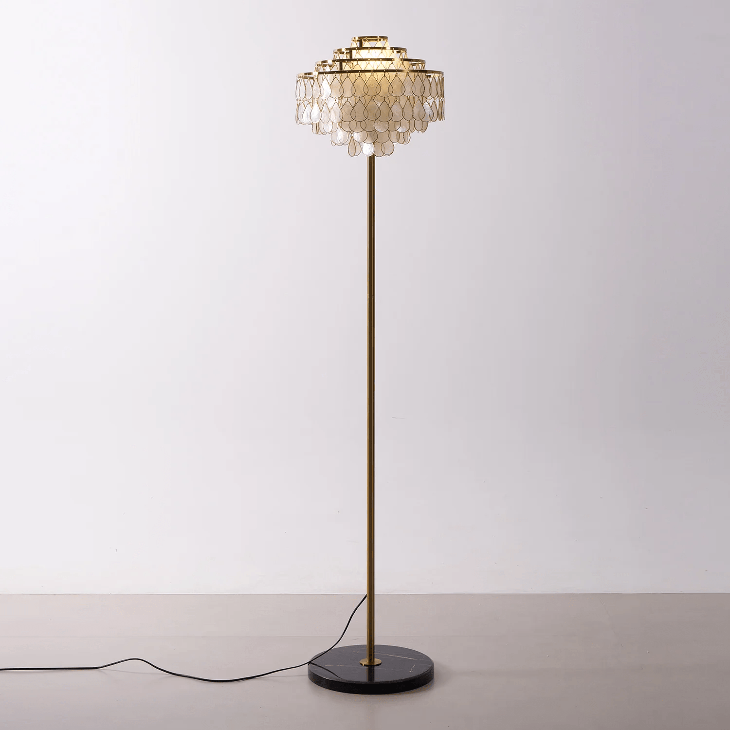 Emily Luxury Floor Lamp-Neutral Decor