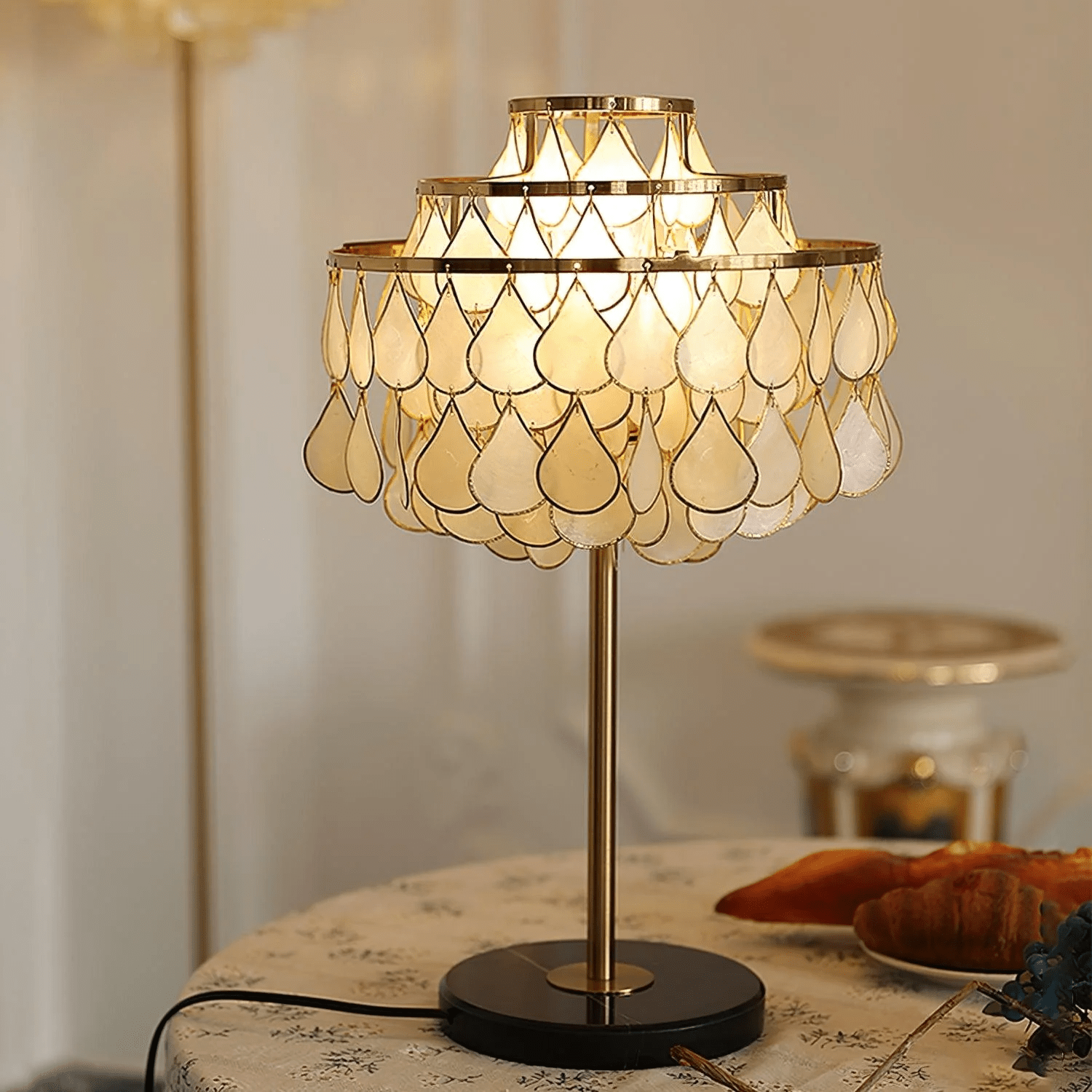 Jacob Luxury Table Lamp-Neutral Decor