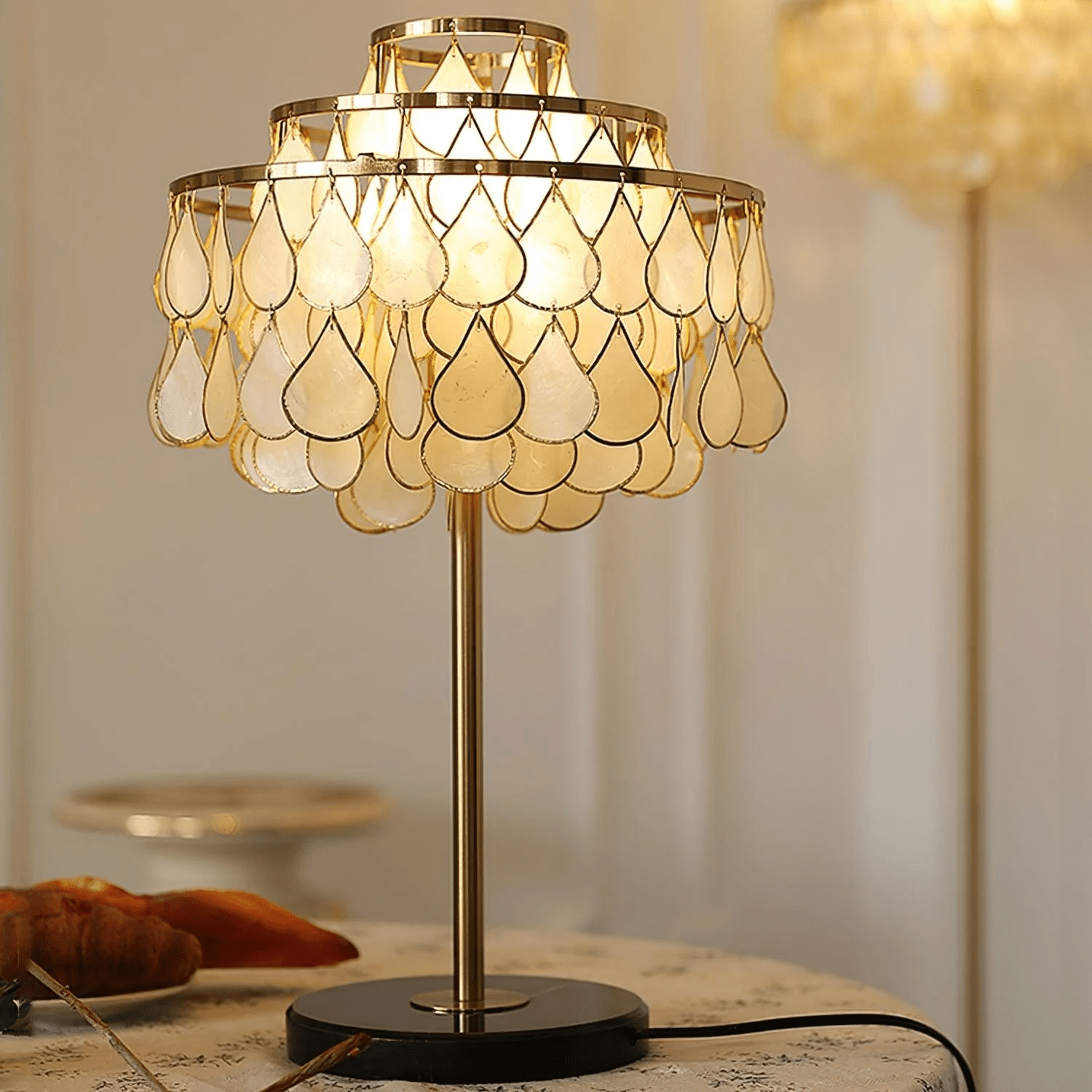 Jacob Luxury Table Lamp-Neutral Decor