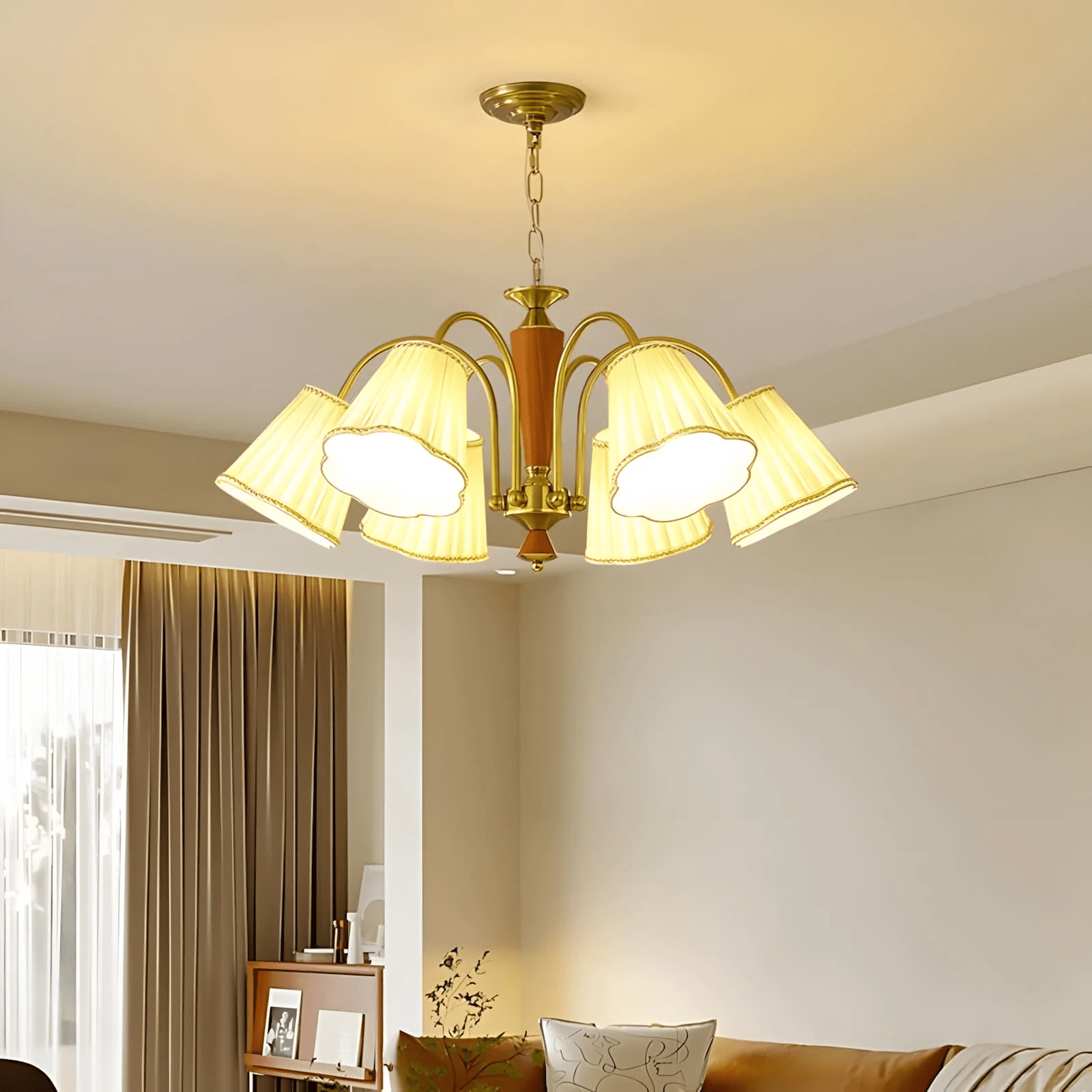 Elijh Vintage Chandelier-Neutral Decor
